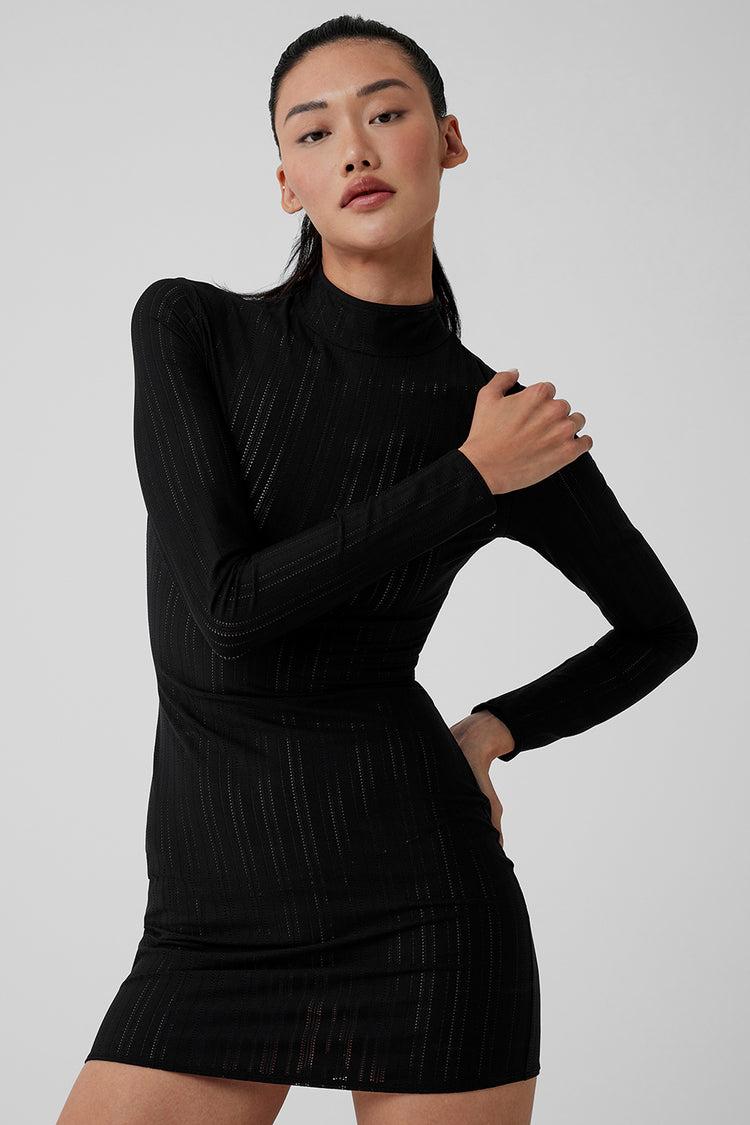 Euphoria Long Sleeve Dress - Black Product Image