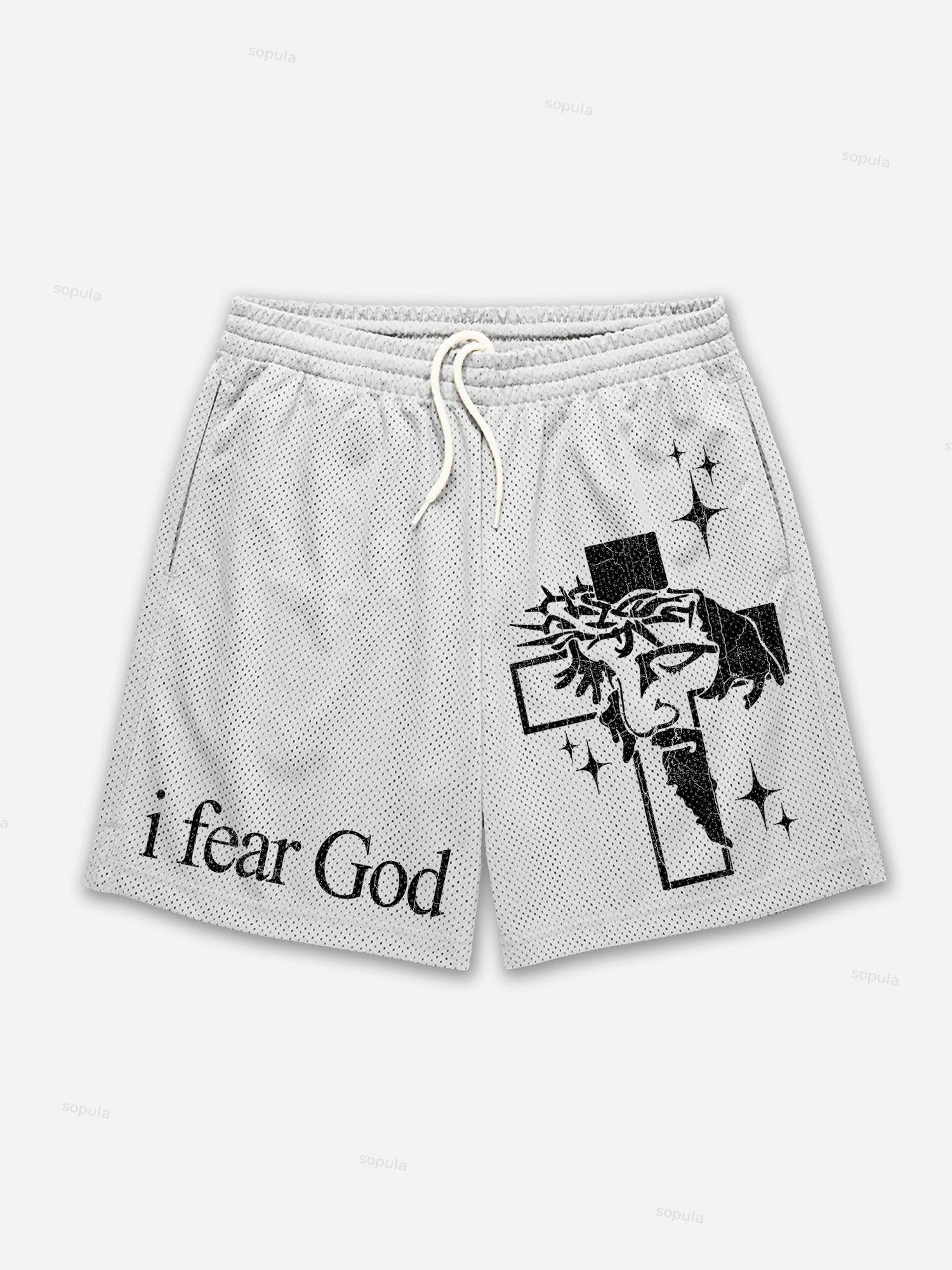 I Fear God Print Mesh Shorts Product Image
