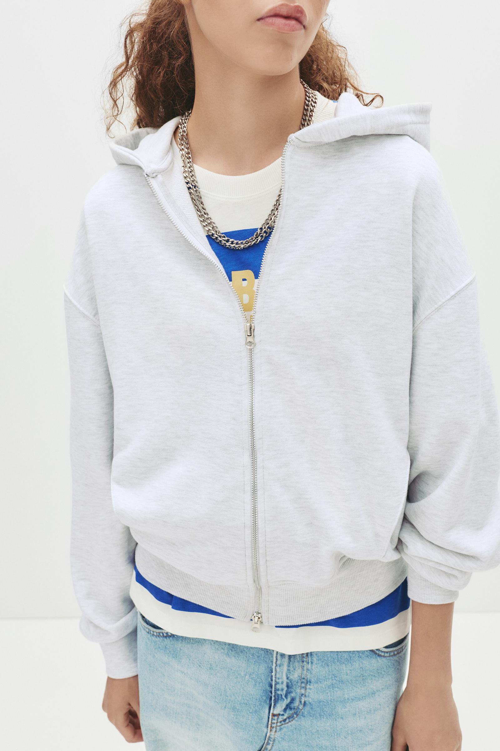 Hoodie with zipper Product Image