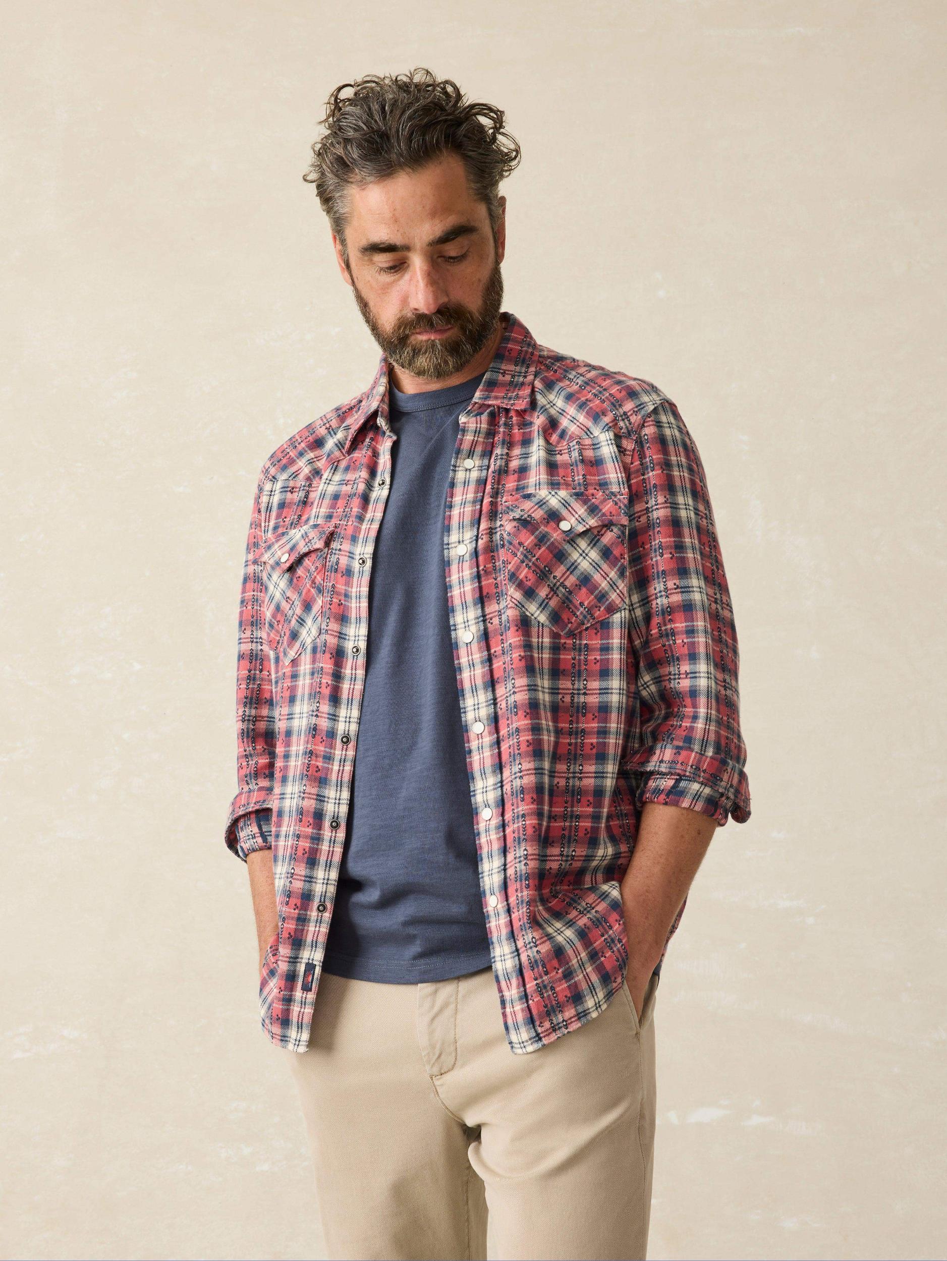 Sunwashed Pocket Tee - Dune Navy Male Product Image