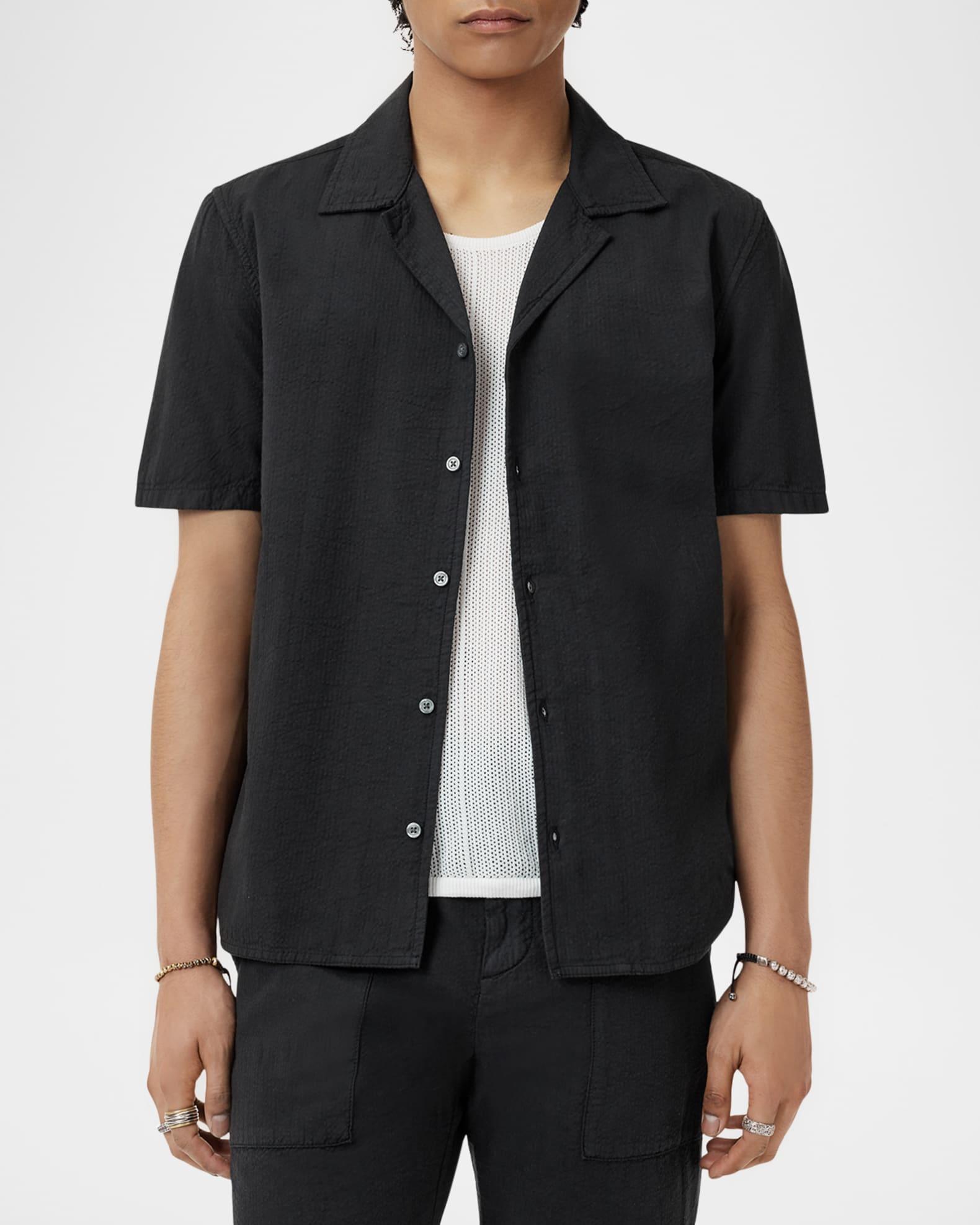 Men's Dan Seersucker Camp Shirt Product Image