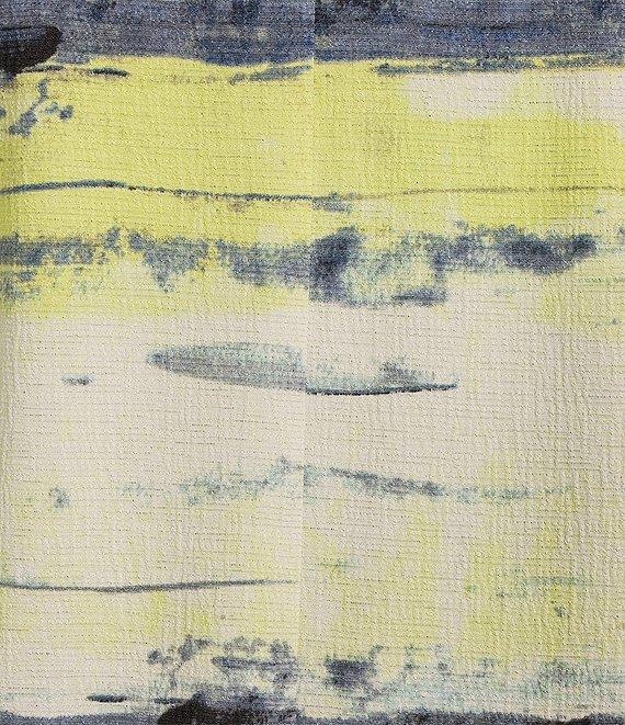 Calvin Klein Printed Novelty Pleated Crew Neck Sleeveless Cami Product Image