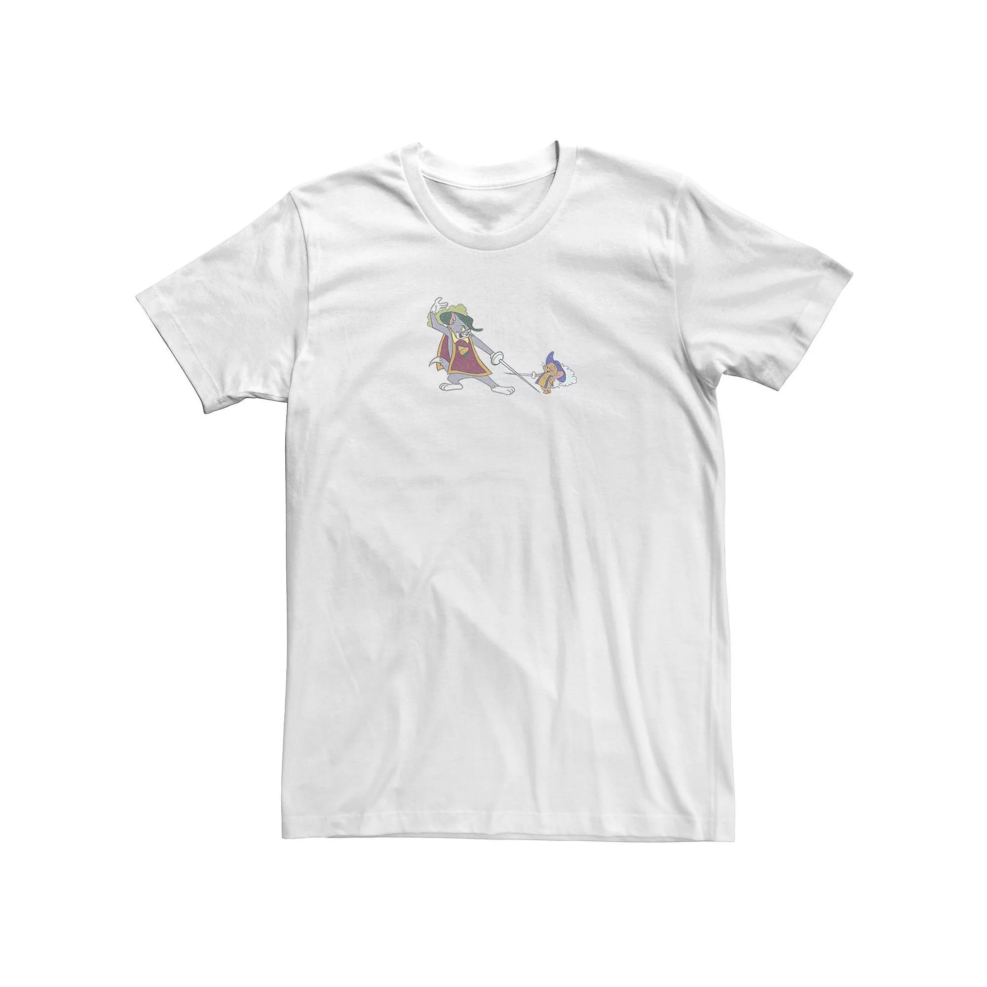 Big & Tall Tom and Jerry En Guarde Cat Tee, Men's,  Product Image