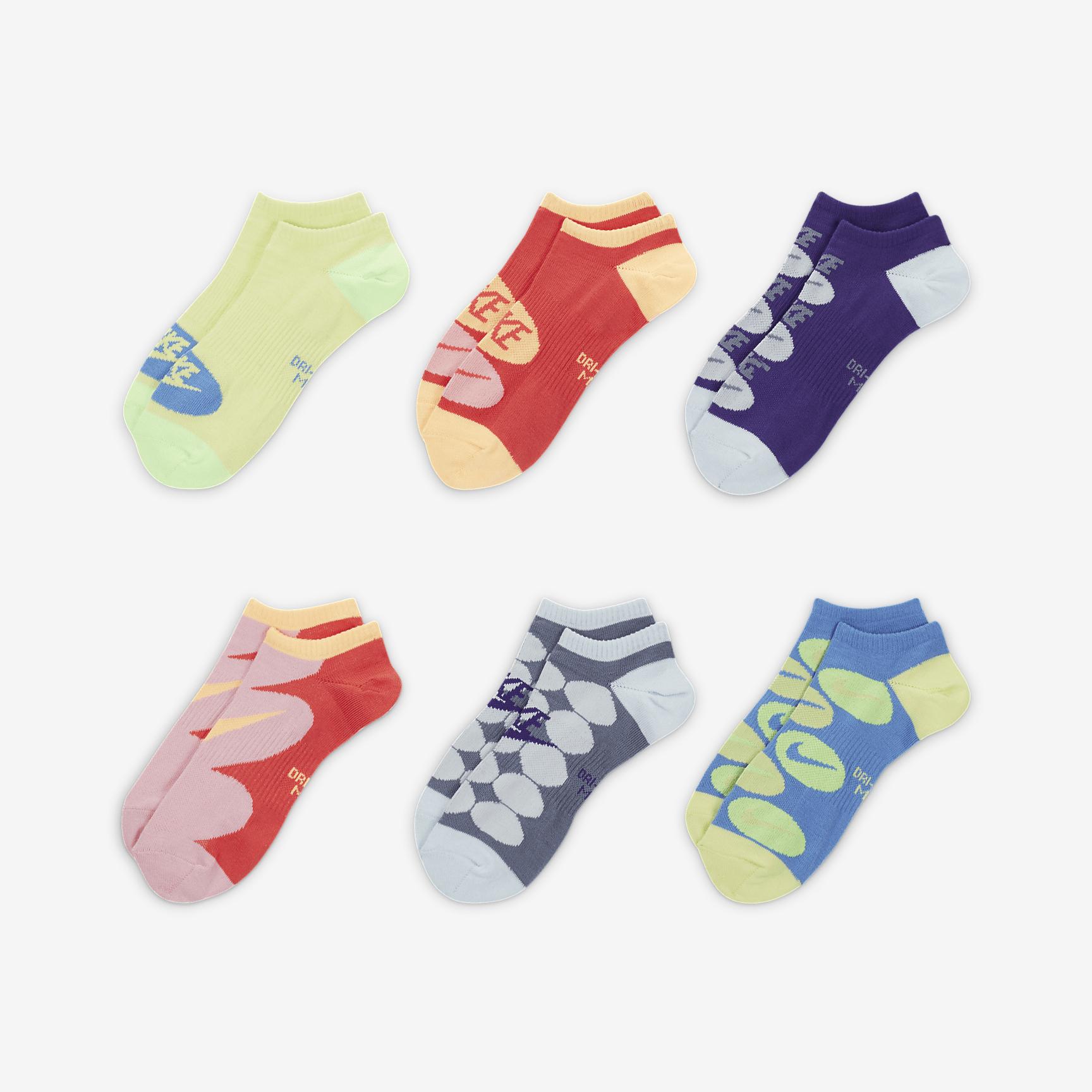 Nike Everyday Lightweight Training No-Show Socks (6 Pairs) Product Image