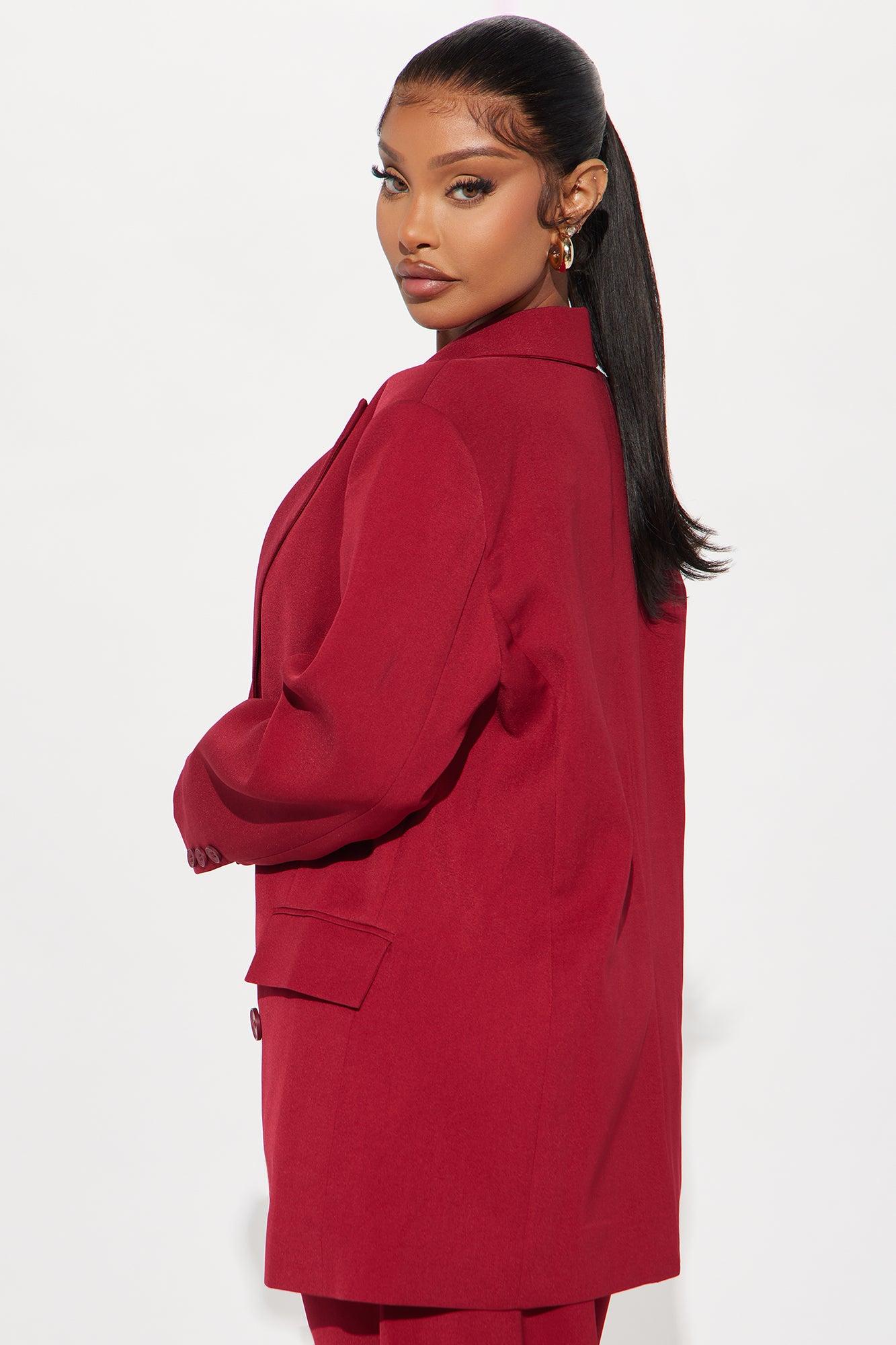 Making Deliverables Blazer - Red Product Image