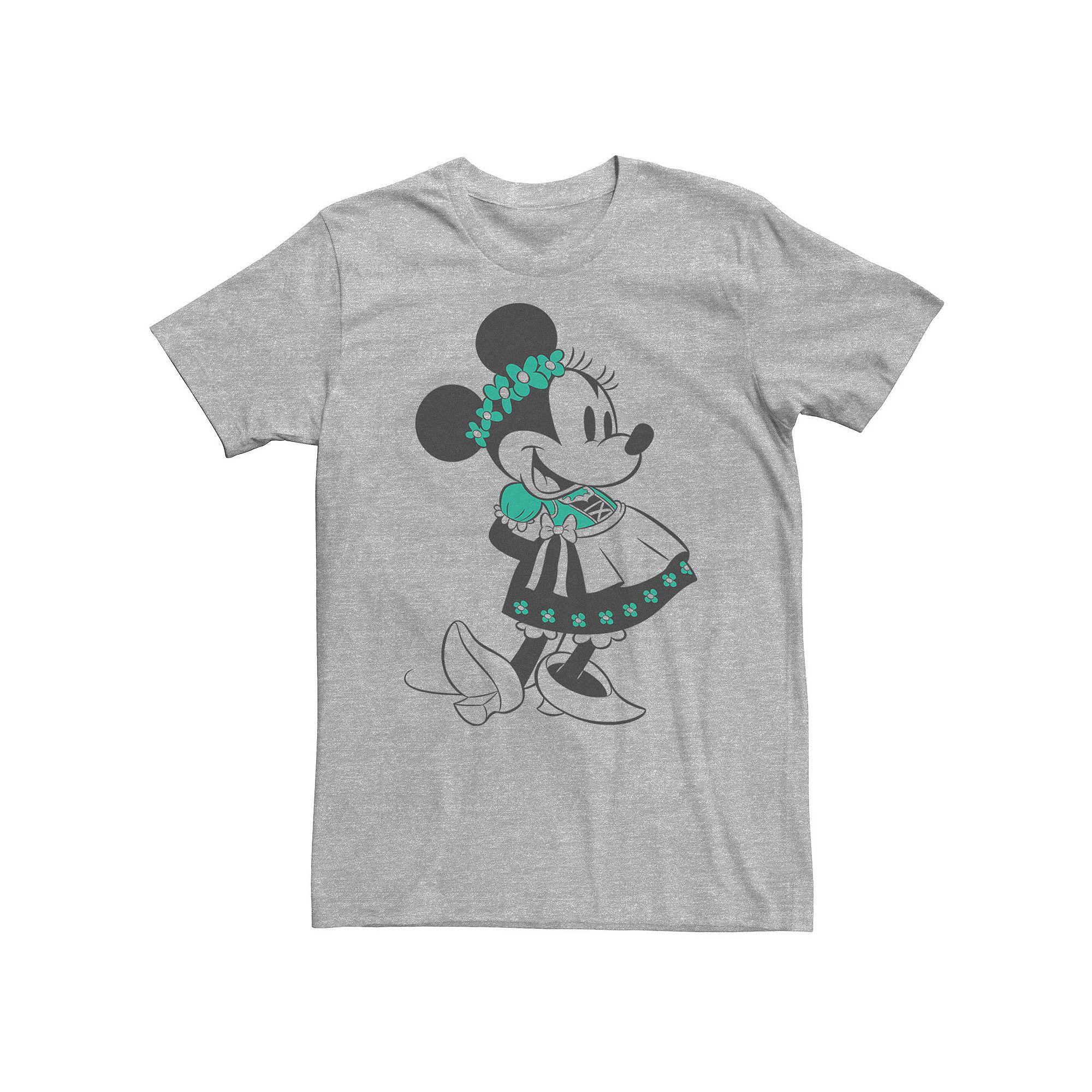 Big & Tall Disney Minnie Mouse Vintage Dirndl Portrait Tee, Men's,  Product Image