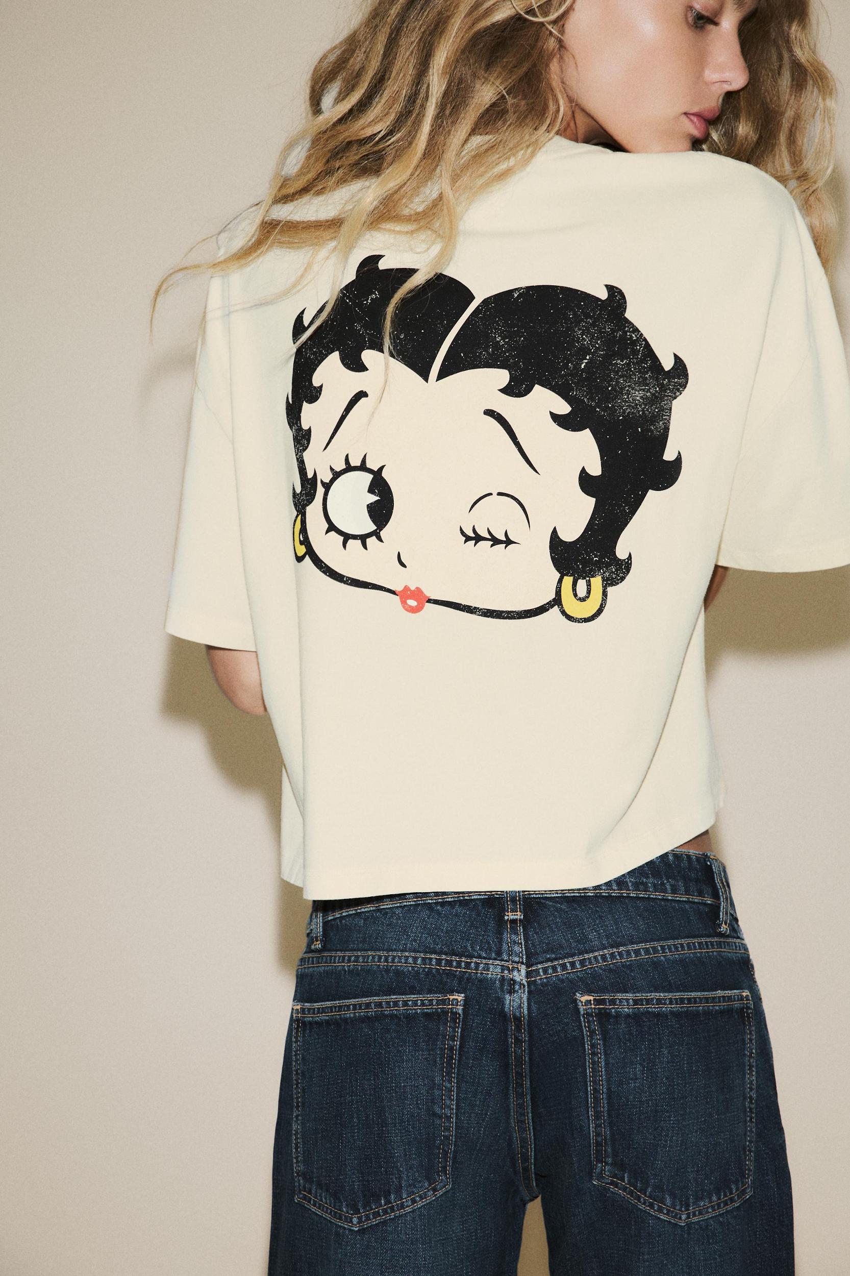 BETTY BOOP® WASHED EFFECT T-SHIRT Product Image