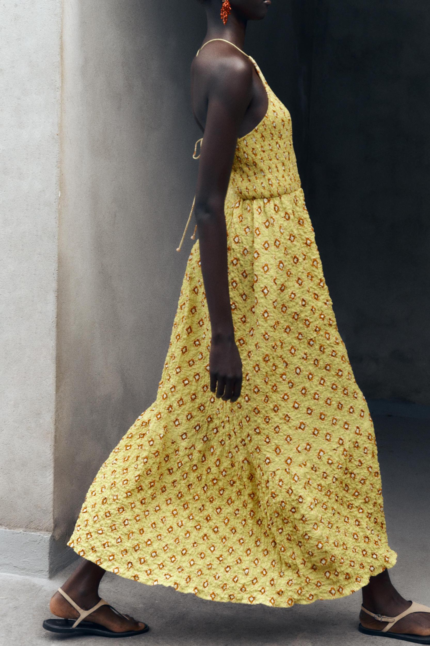 PRINTED MIDI DRESS Product Image