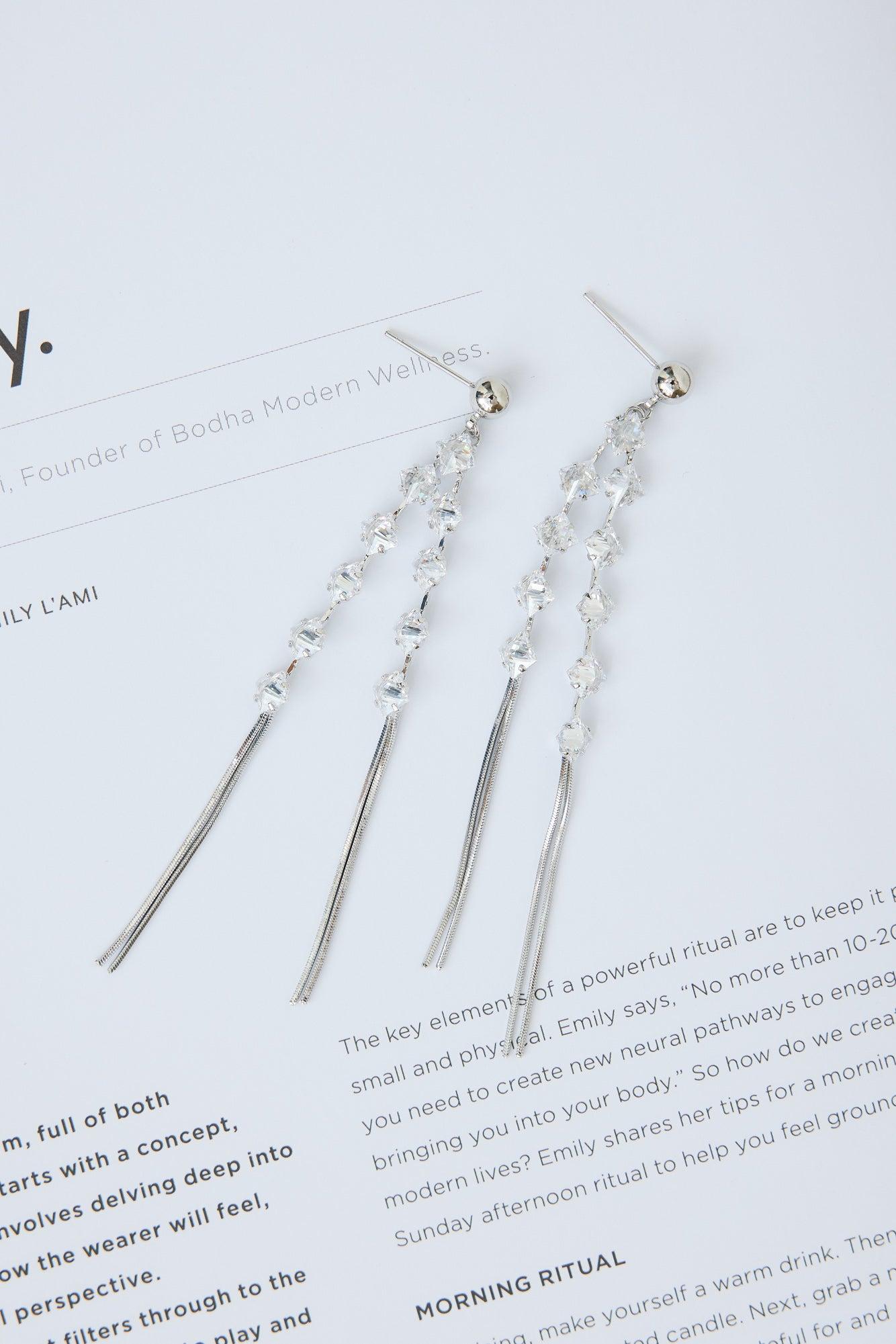 City Lights Earrings Silver Product Image