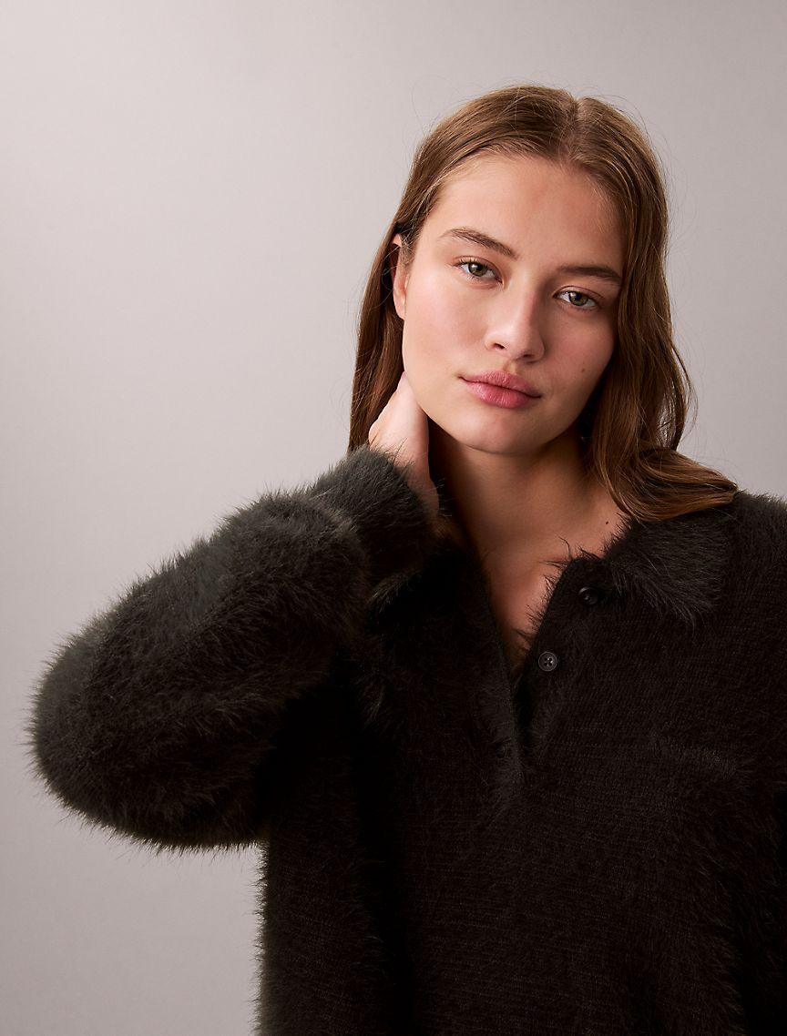 Soft Polo Relaxed Sweater Product Image