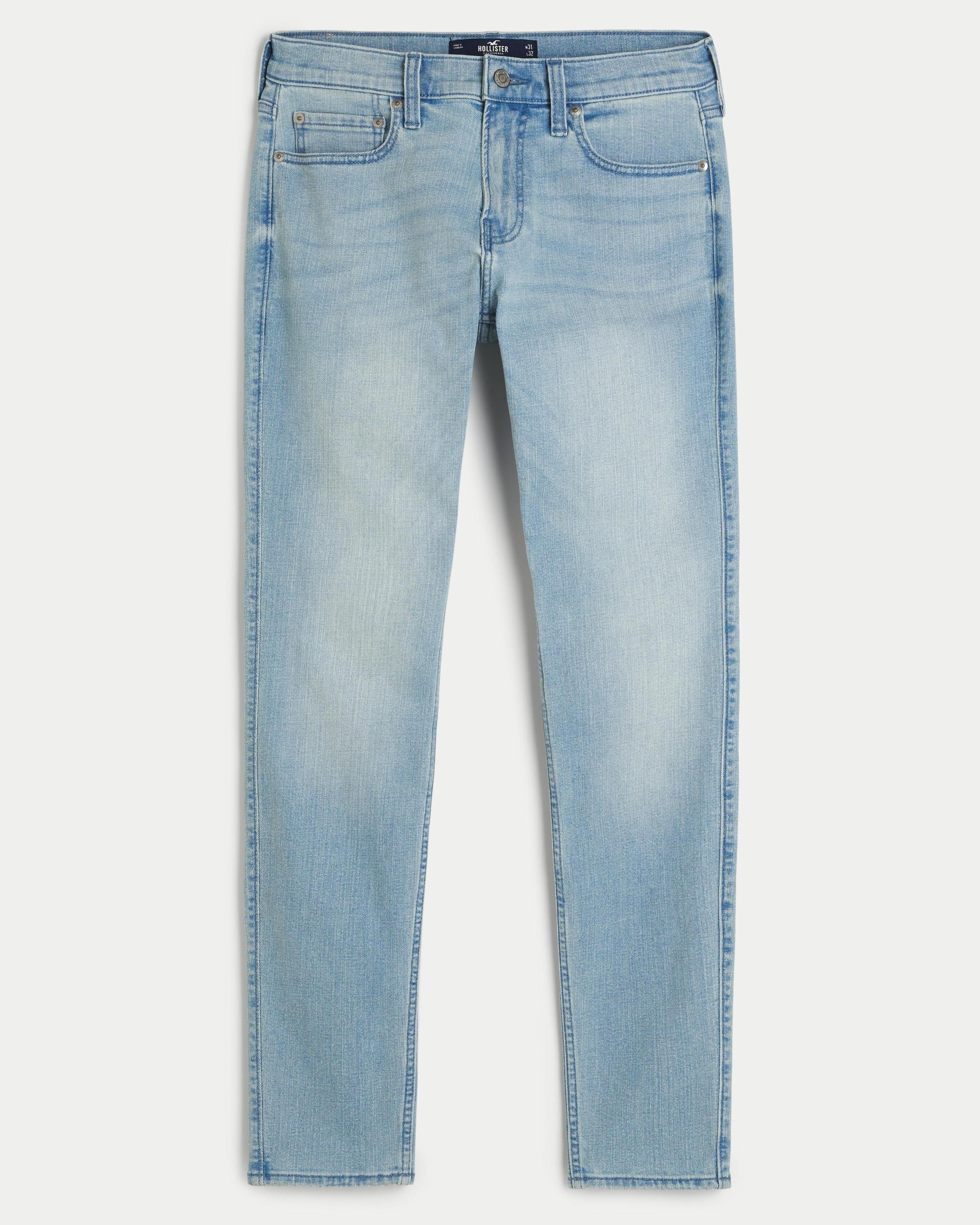 Light Wash Super Skinny Jeans Product Image