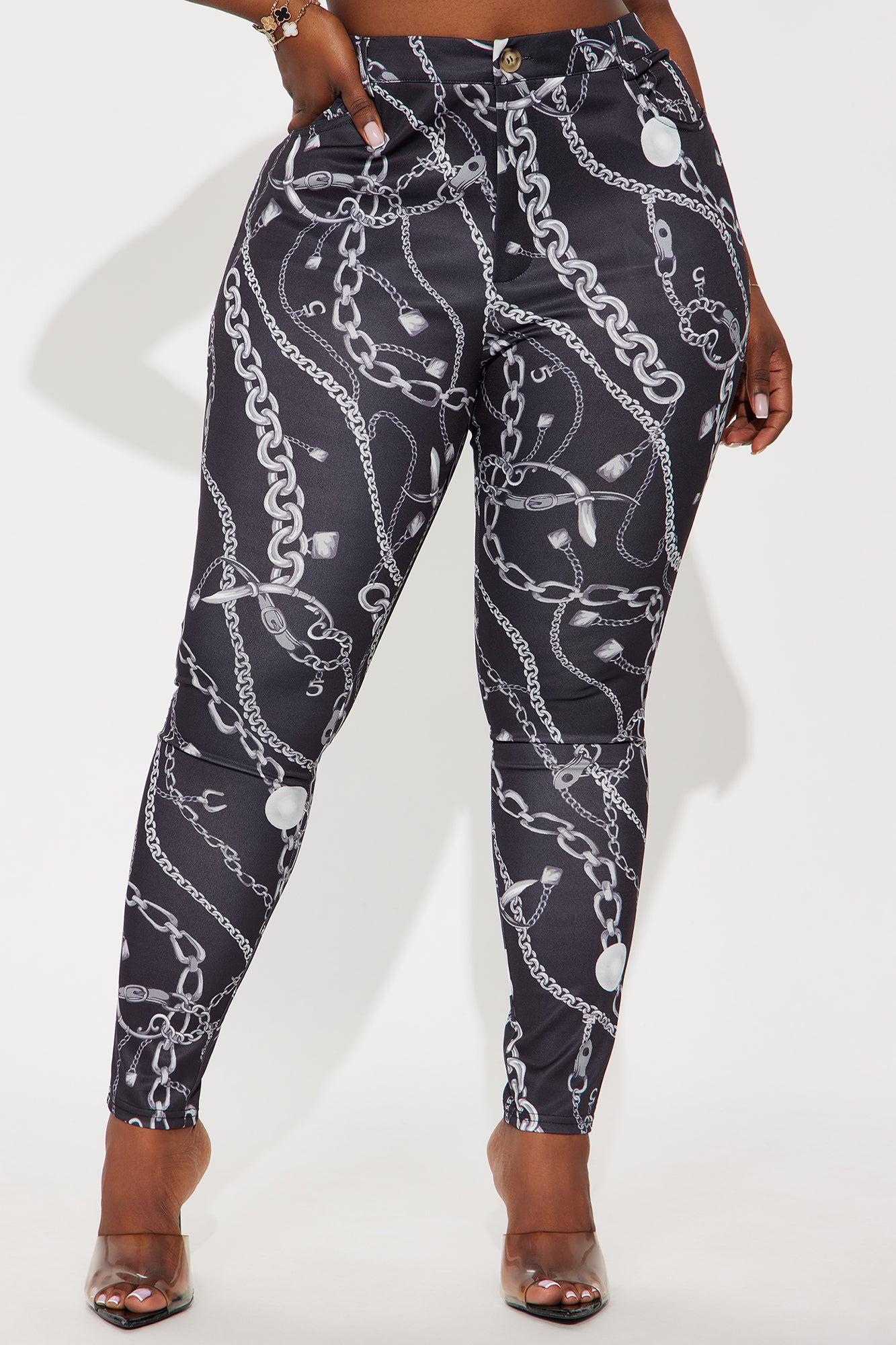 Vibe Queen Skinny Pant 29 - Black/combo Product Image