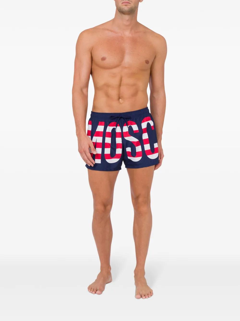 logo-print swim shorts Product Image