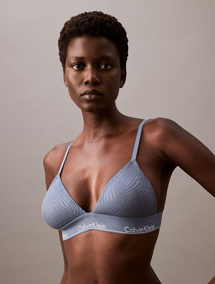 Modern Lace Lightly Lined Triangle Bralette Product Image