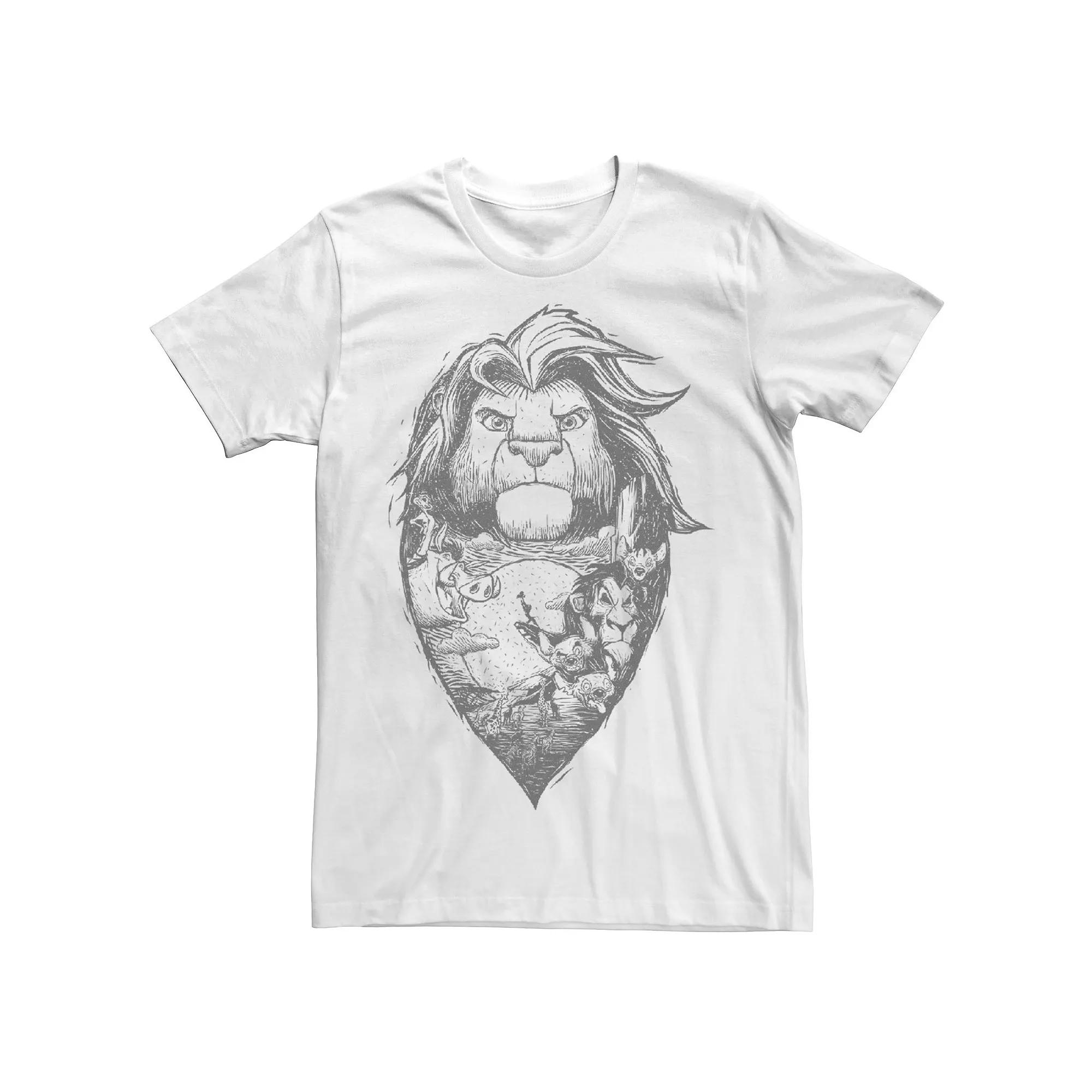 Disney's The Lion King Simba Mane Men's Tee,  Product Image