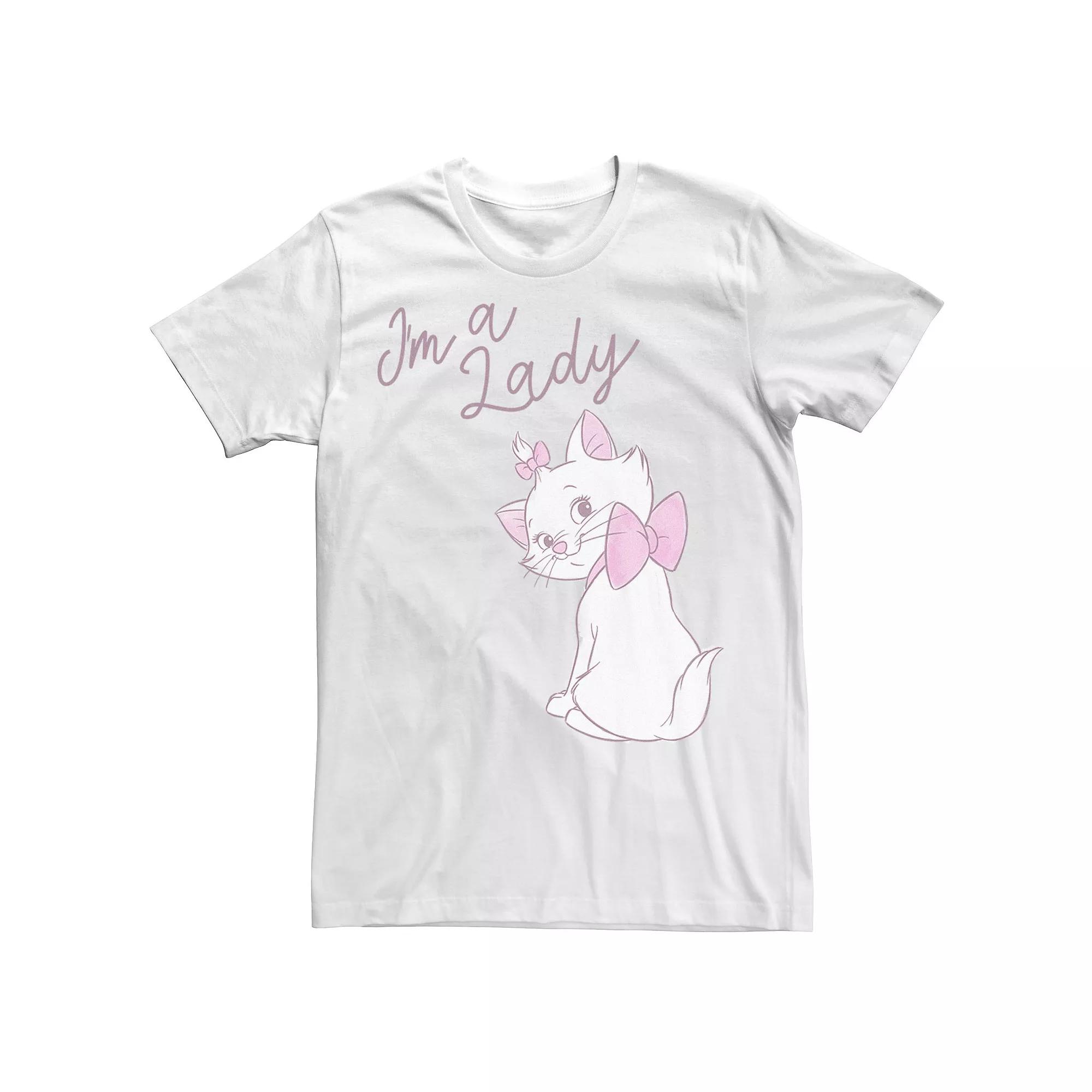 Disney's Aristocats Kitten Marie Men's I'm A Lady Tee,  Product Image