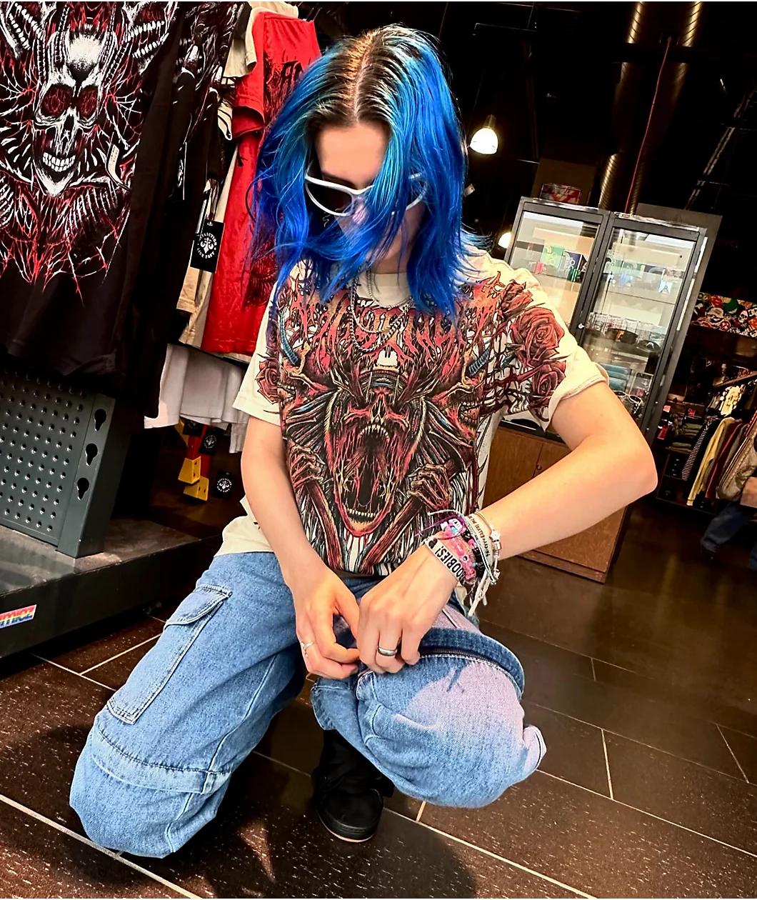 Affliction Pale Sky Tan T-Shirt  Product Image