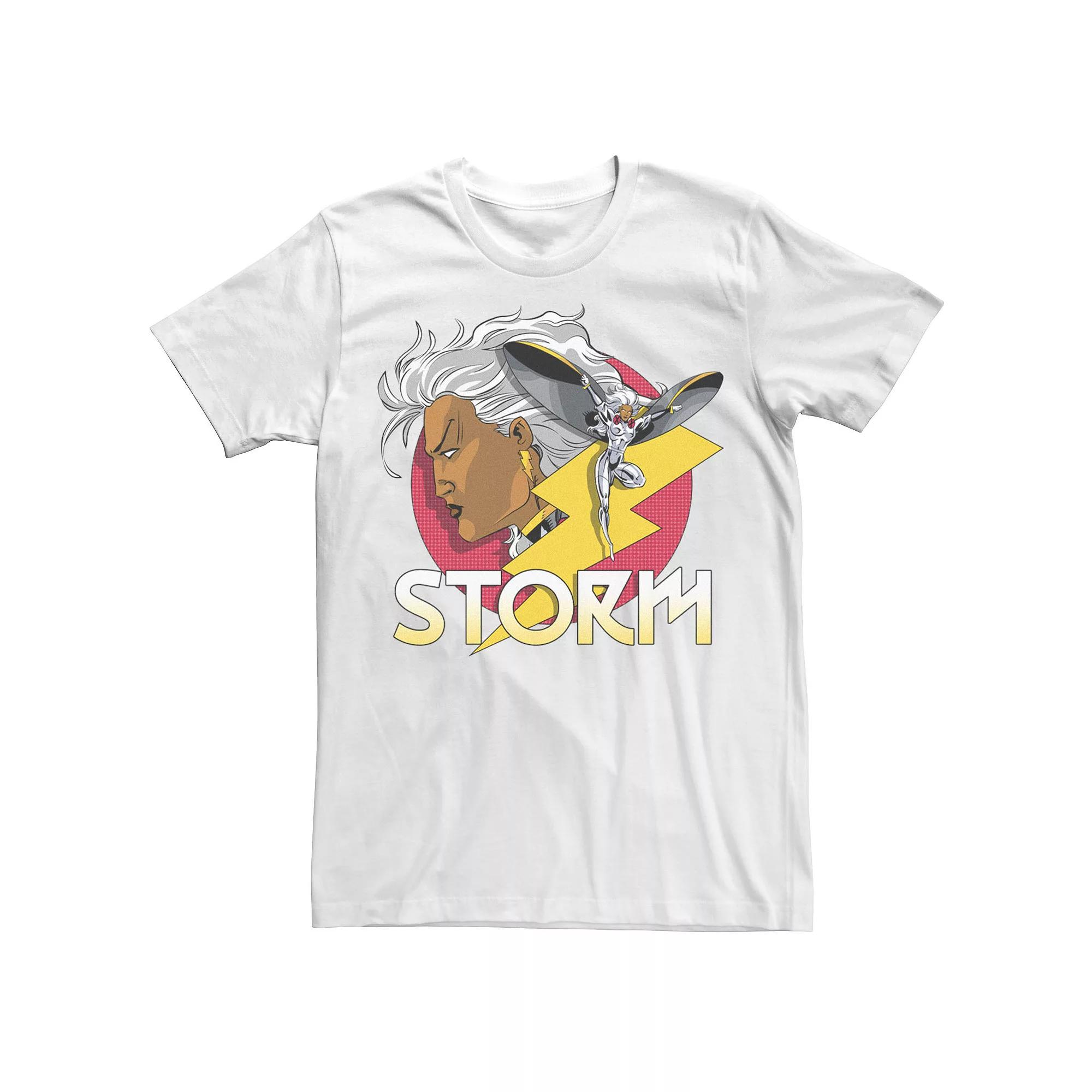 Men's Marvel X-Men Storm Side Profile Collage Tee,  Product Image