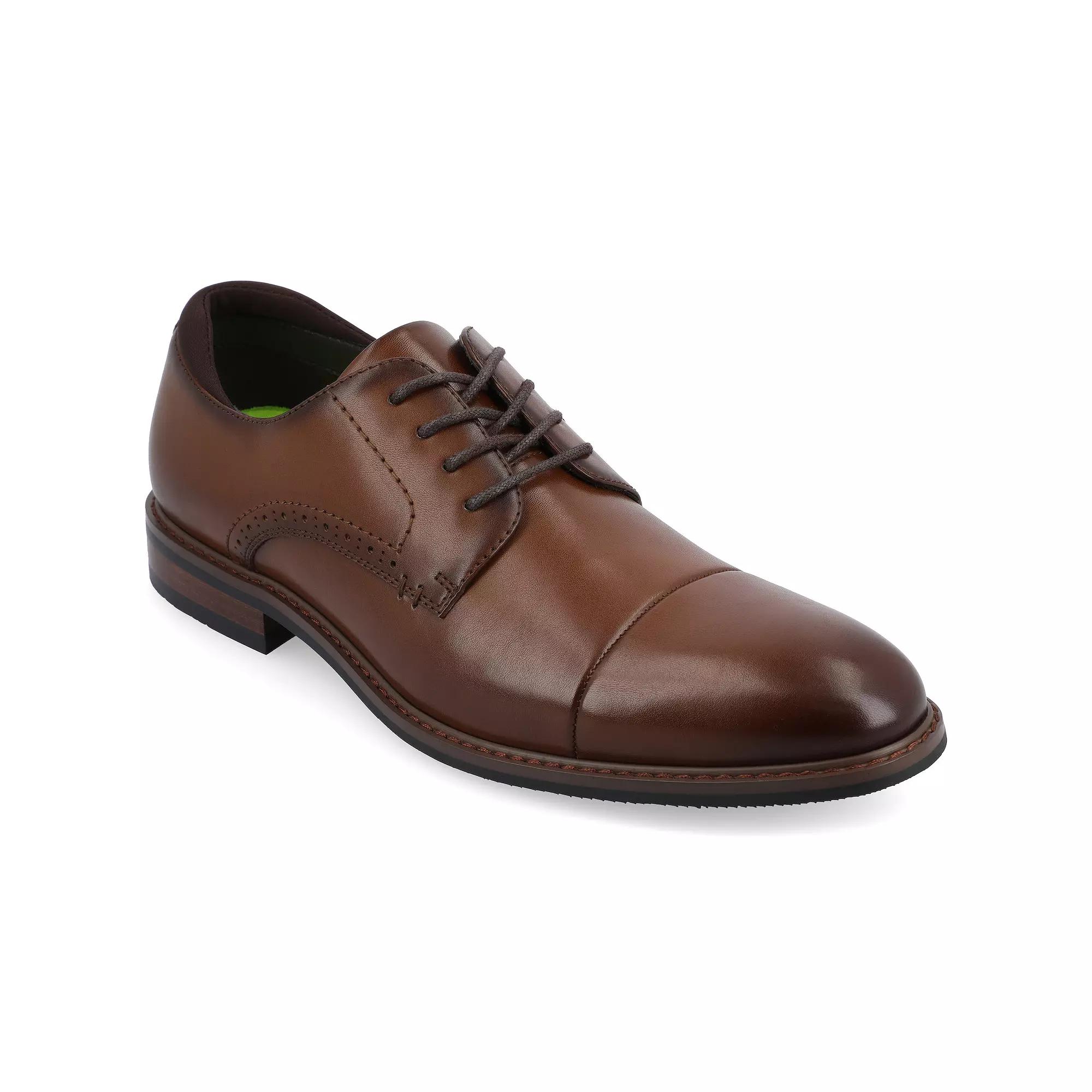 VANCE Maning Men's Tru Comfort Foam Lace-up Derby Shoes, Size: 11.5, Brown Product Image