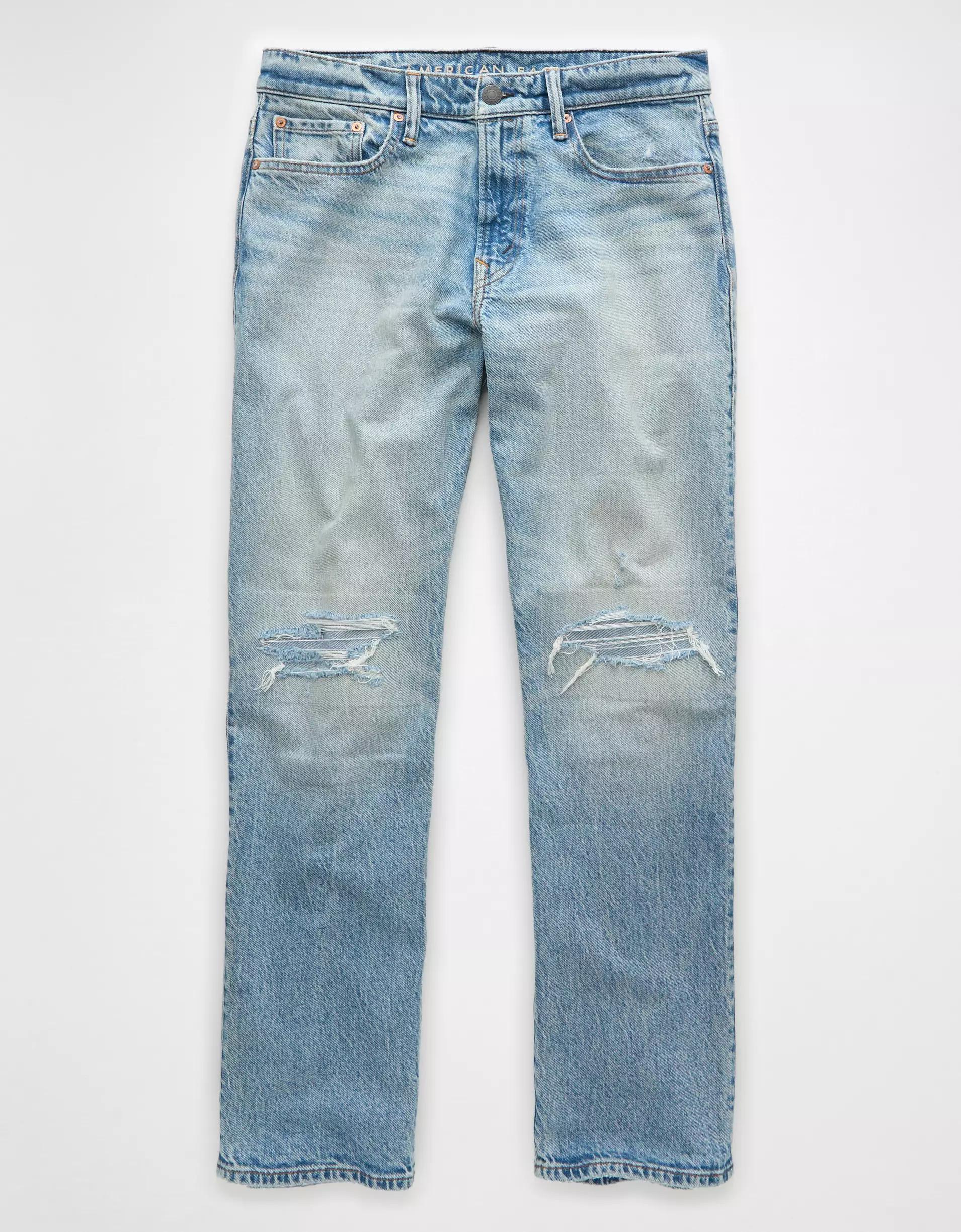 AE EasyFlex Patched Loose Jean Product Image