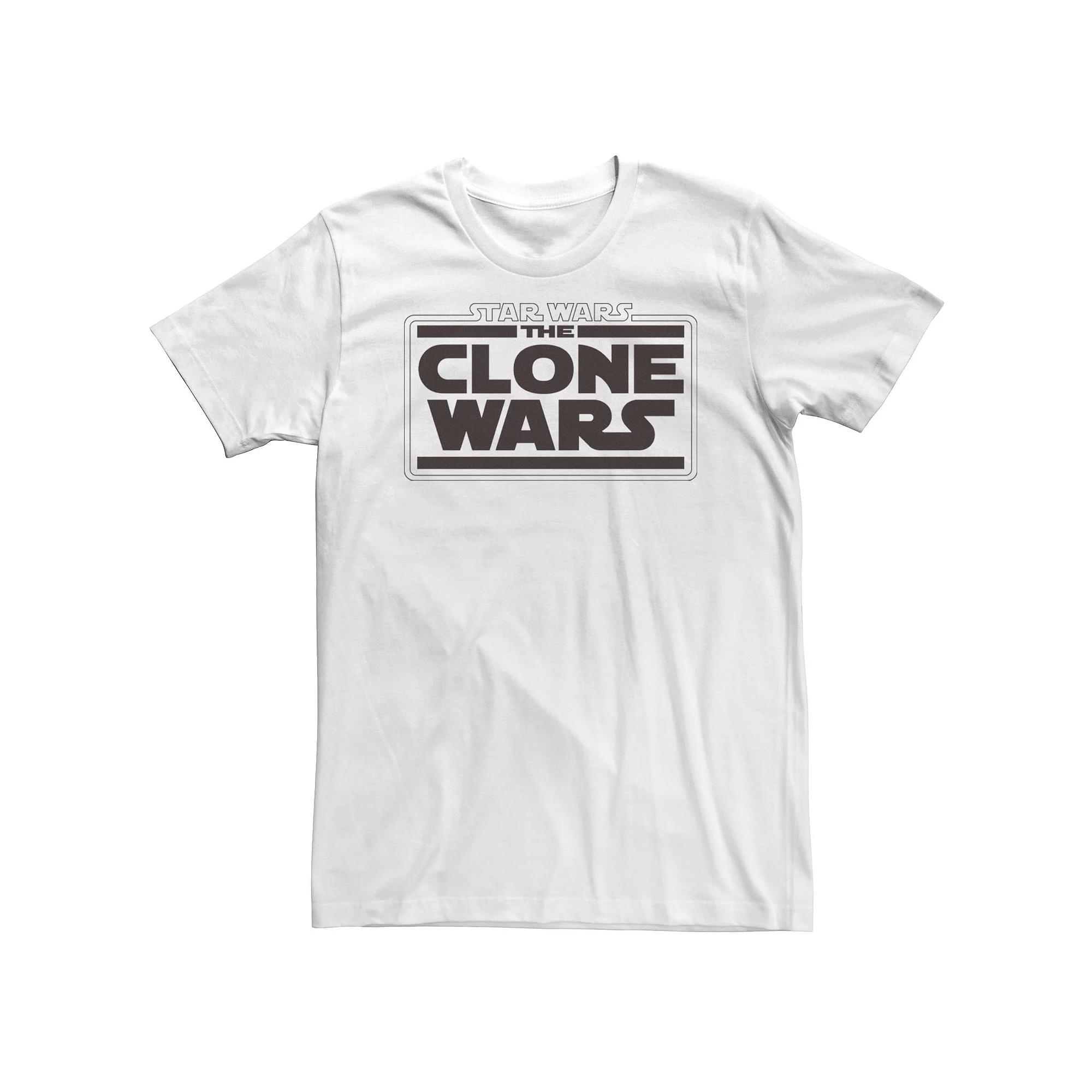 Big & Tall Star Wars Clone Wars Logo Tee, Men's,  Product Image