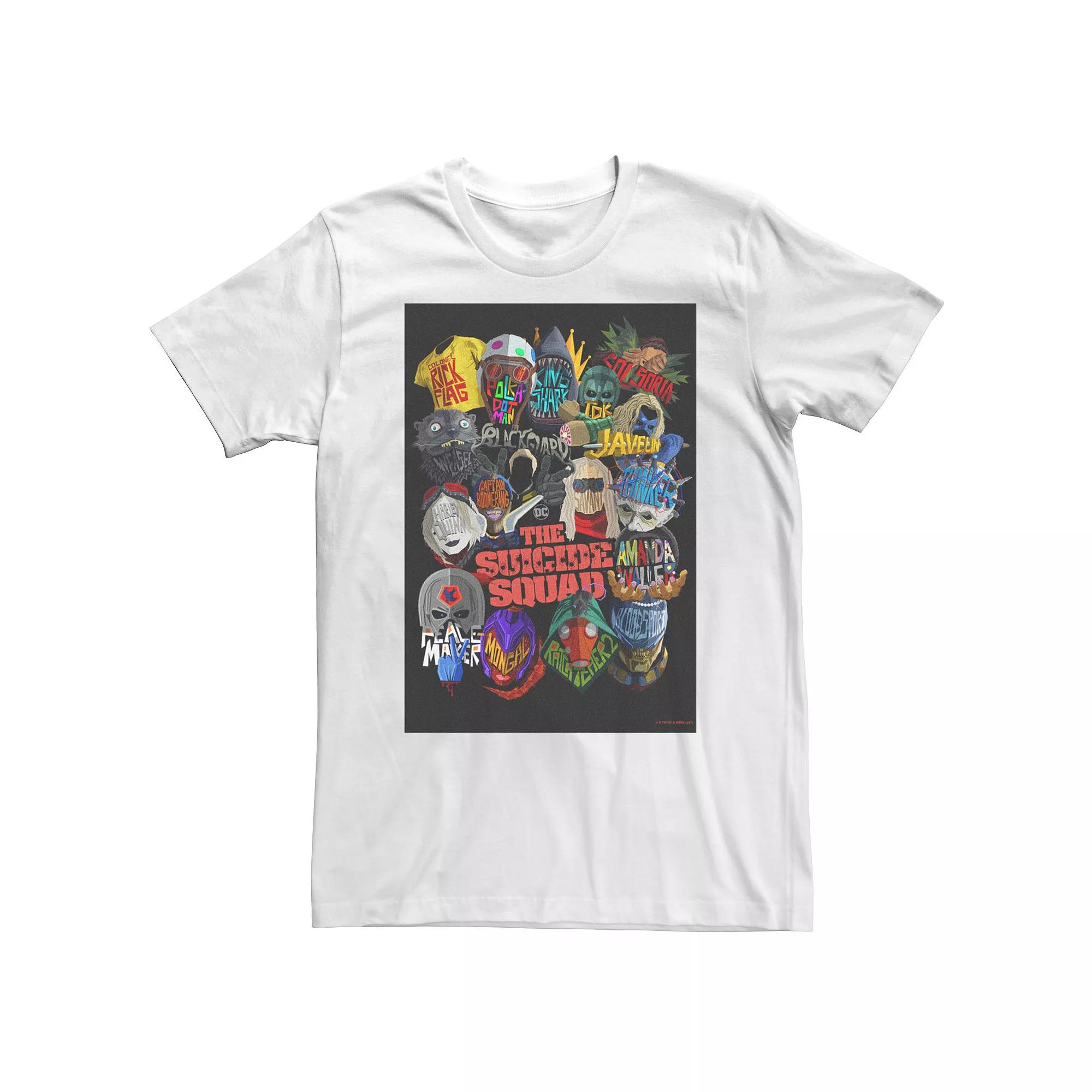 Big & Tall DC Comics The Suicide Squad Logo Poster Tee, Mens Product Image