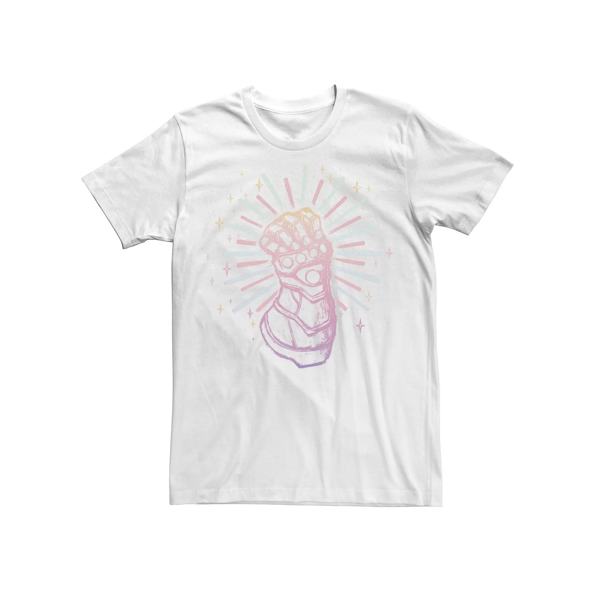 Men's Marvel Avengers Infinity Gauntlet Pastel Sketch Tee,  Product Image