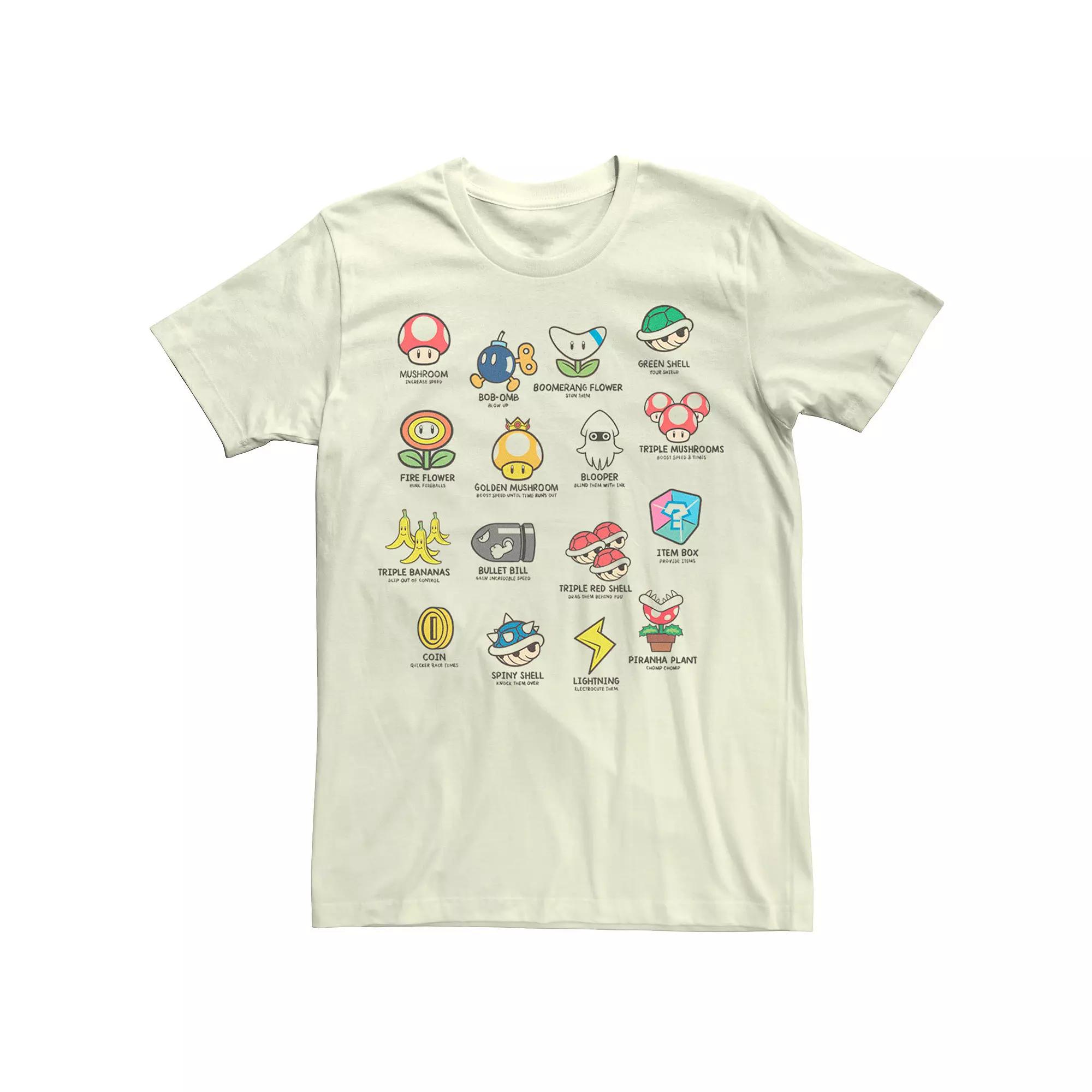 Men's Mario Kart Items Tee,  Product Image