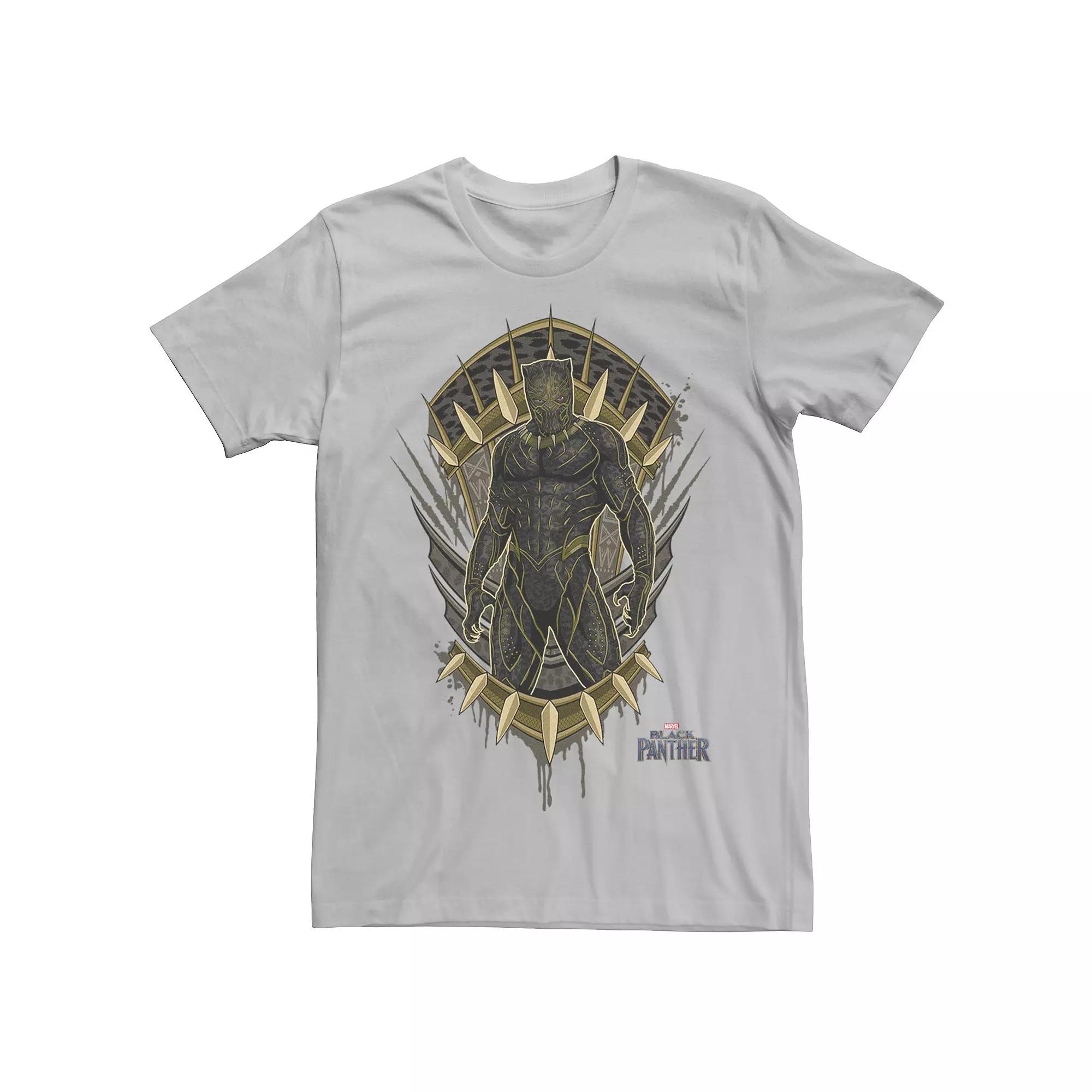 Men's Marvel Black Panther Movie Killmonger Jaguar Crest Graphic Tee,  Product Image