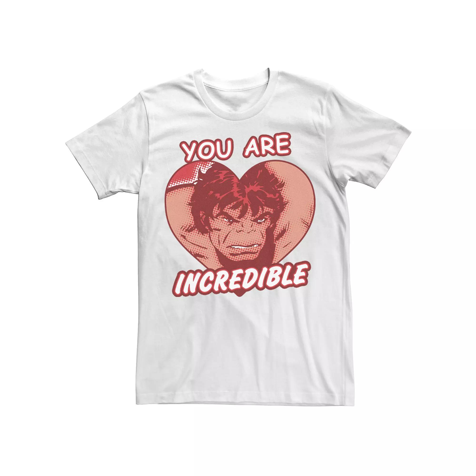 Men's Marvel Incredible Heart Comic Tee,  Product Image