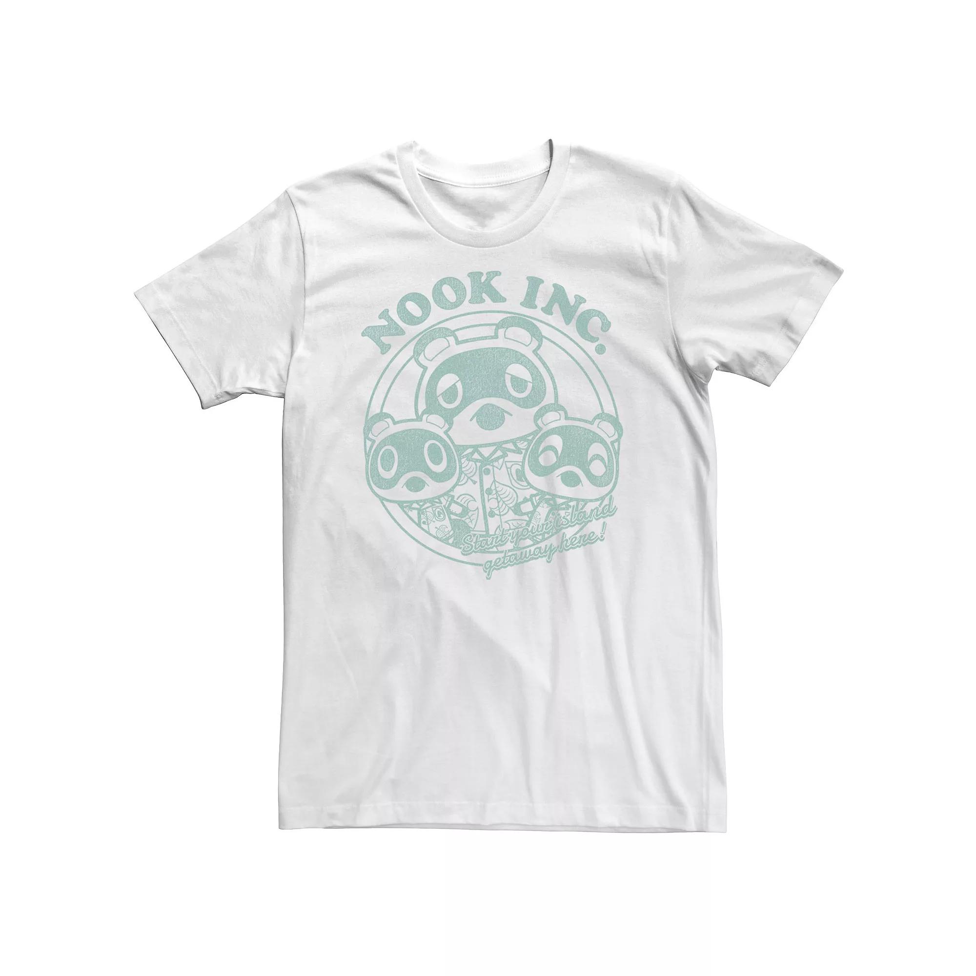 Big & Tall Animal Crossing: New Horizons Nook Inc.Island Getaway Tee, Men's,  Product Image