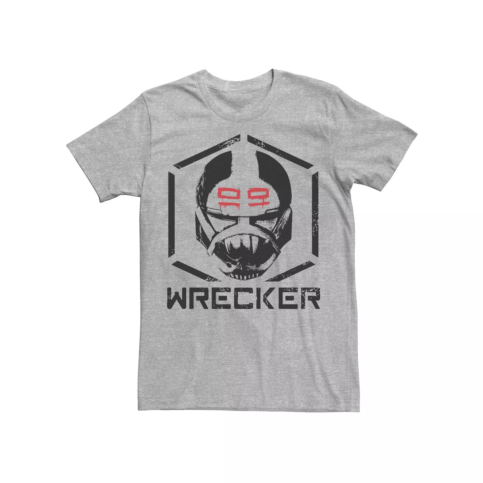 Men's Star Wars The Bad Batch Wrecker Head Shot Stamp Tee,  Product Image