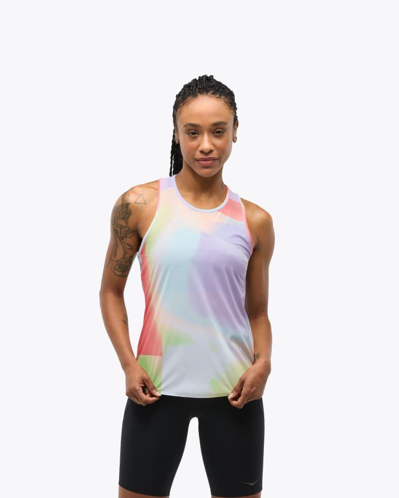 HOKA Womens Airolite Run Tank Top Product Image