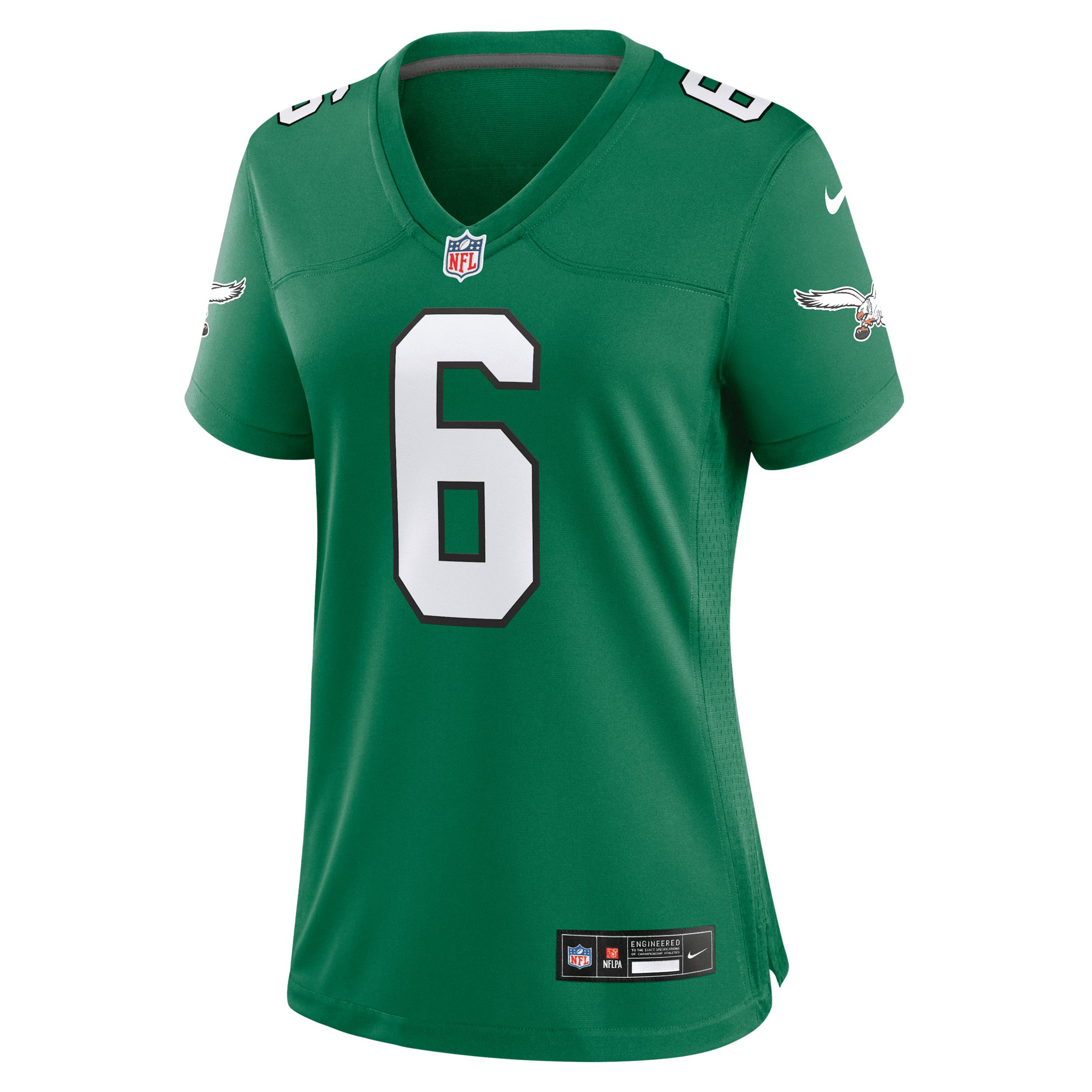 DeVonta Smith Philadelphia Eagles Womens Nike Womens NFL Game Jersey | 67NW0ABR86F-00S Product Image