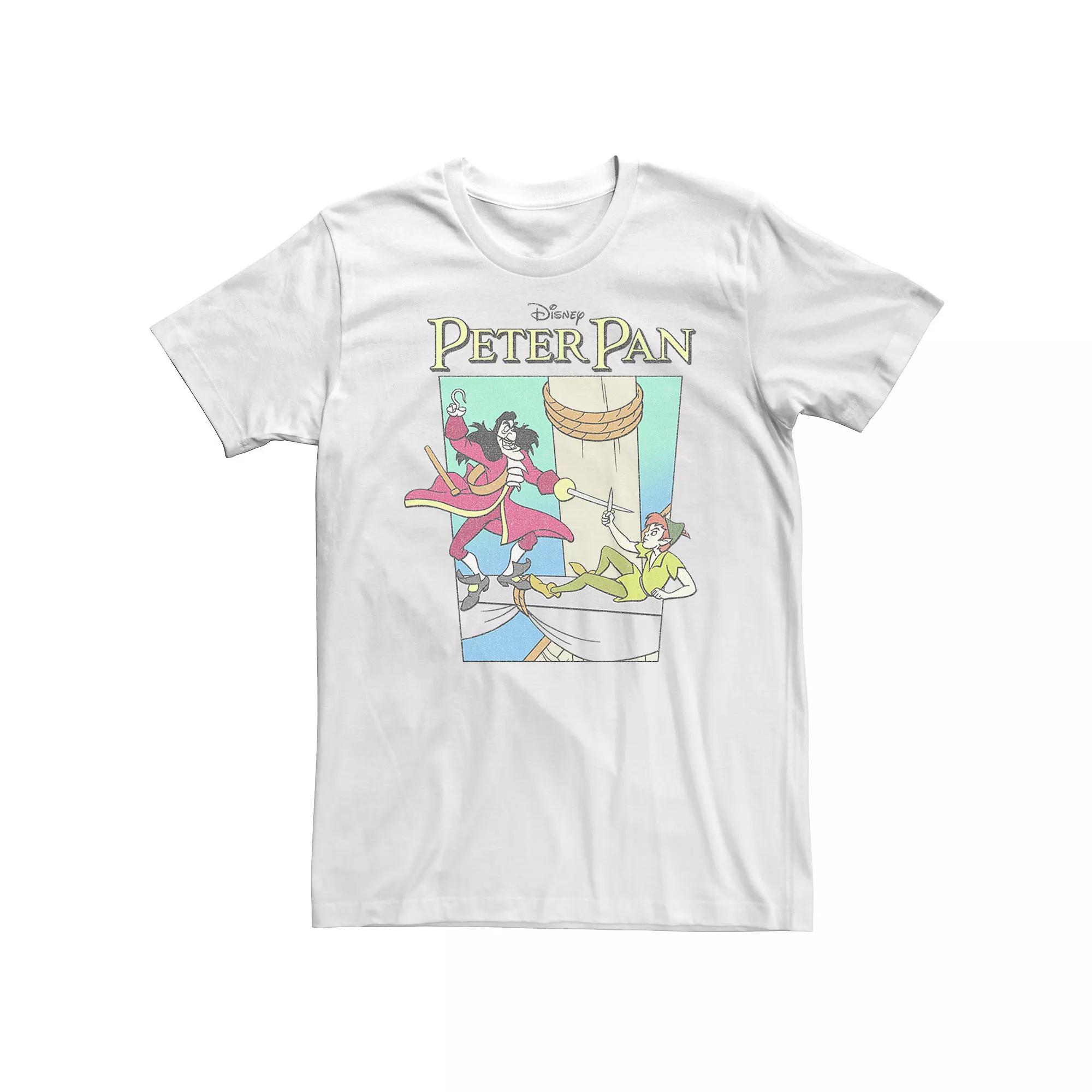 Big & Tall Disney Tinkerbell Pastel Duel Vintage Poster Tee, Men's,  Product Image