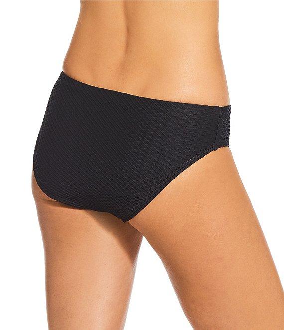 Alex Marie Diamond Textured Mid Rise Hipster Swim Bottom Product Image