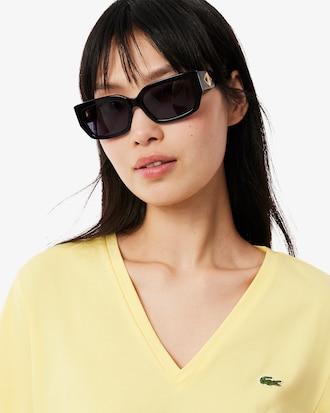 Relaxed Fit Soft Cotton V Neck T-shirt Product Image