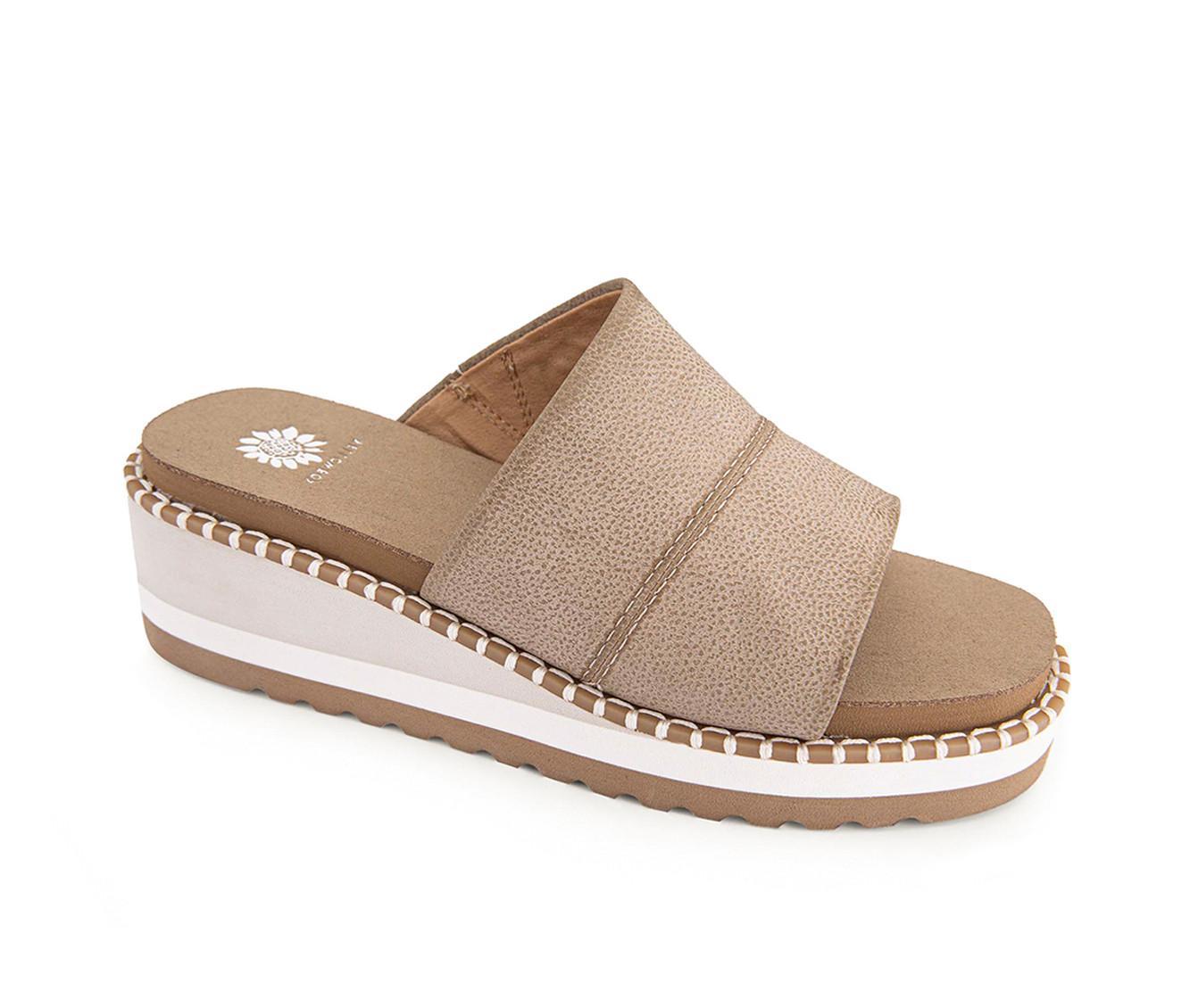 Women's Yellow Box Ayama Wedge Sandals Product Image