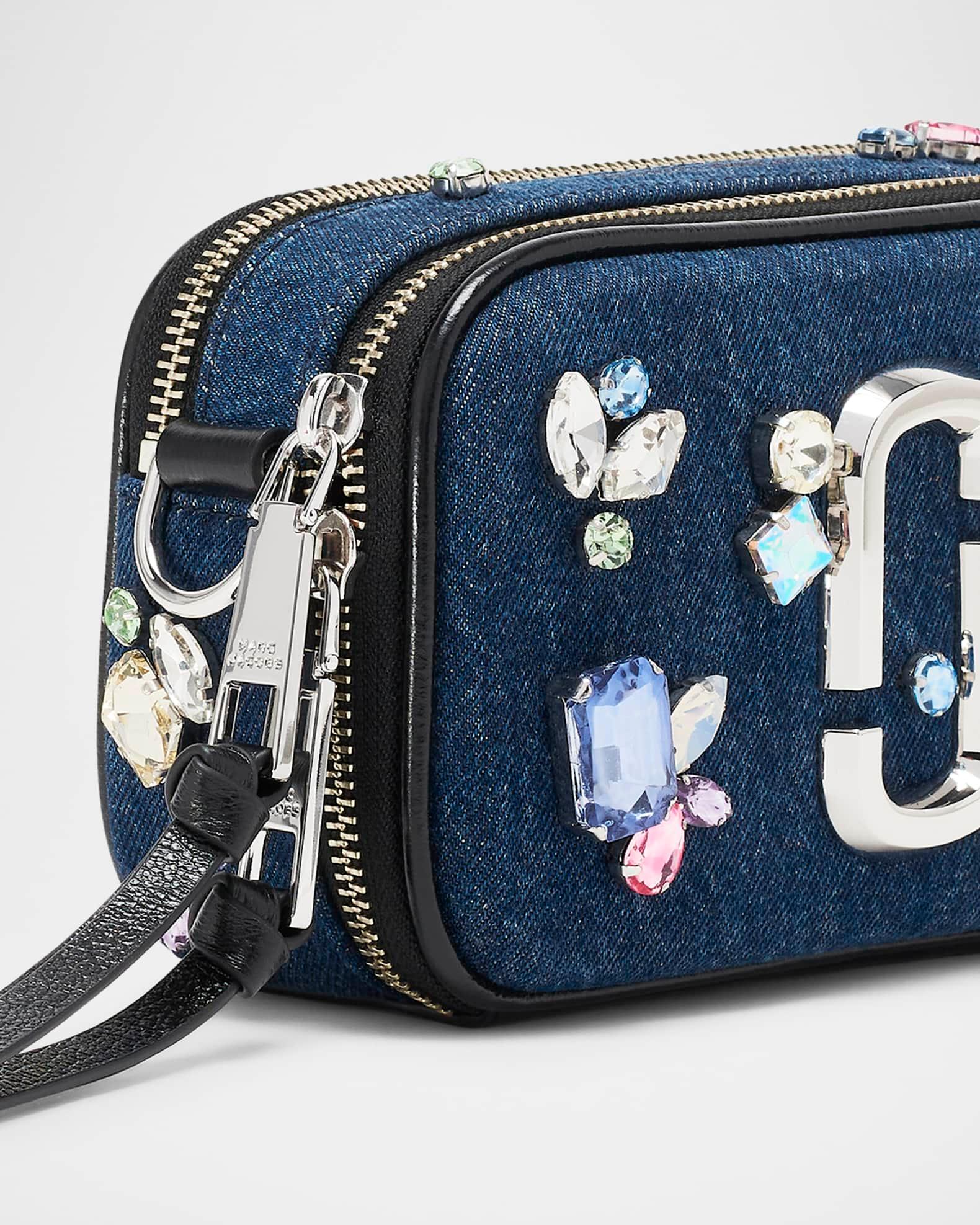 The Snapshot Embellished Denim Crossbody Bag Product Image