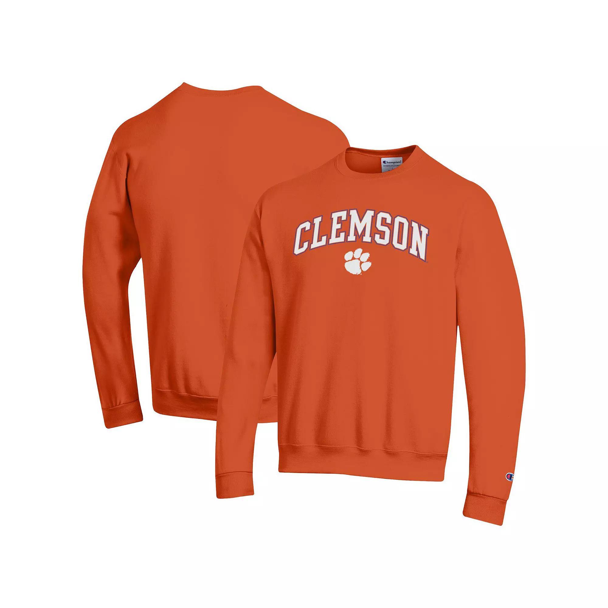 Men's Champion Purple LSU Tigers Basic Arch Fleece Pullover Sweatshirt,  Product Image