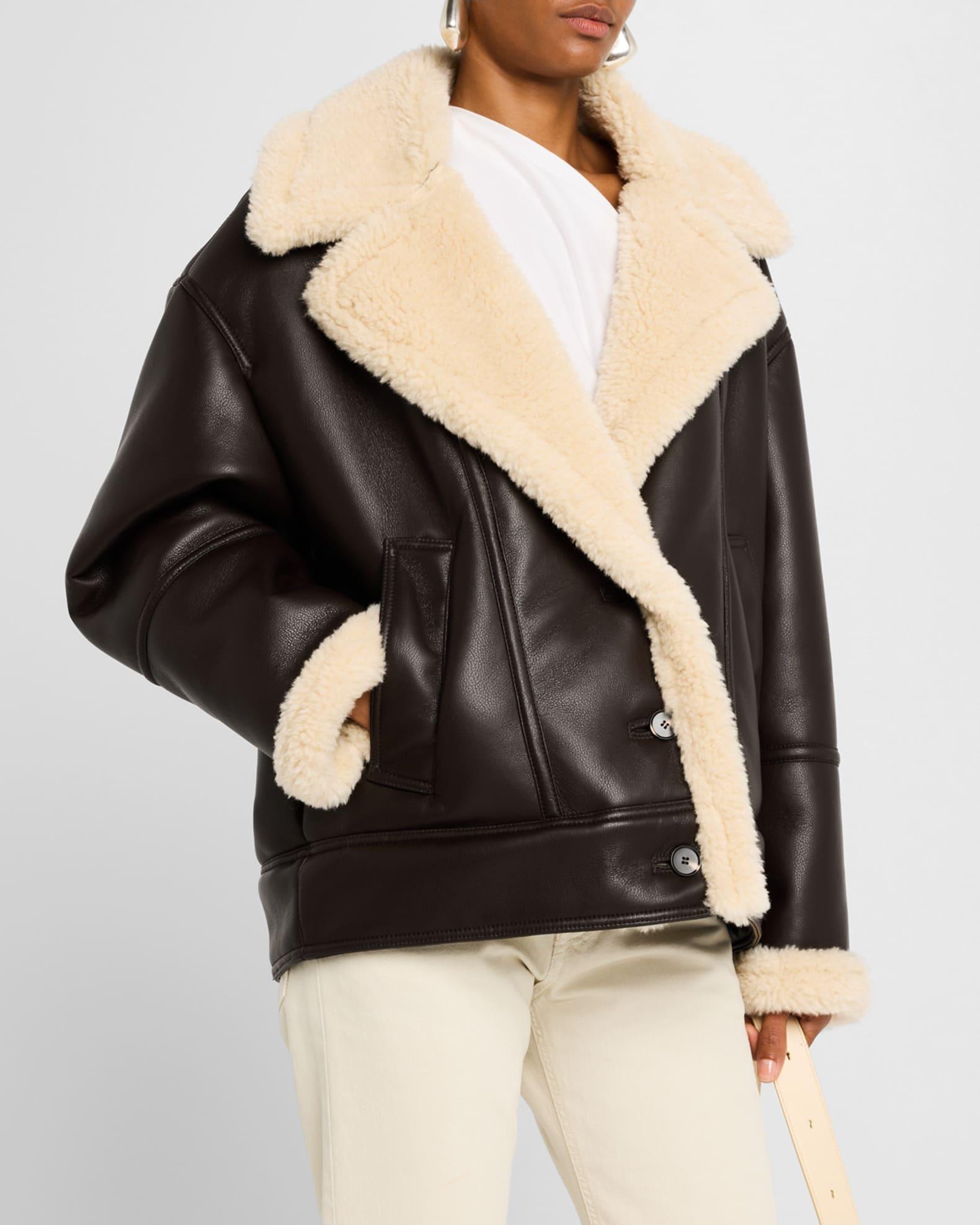 Aubrey Faux Shearling Coat Product Image