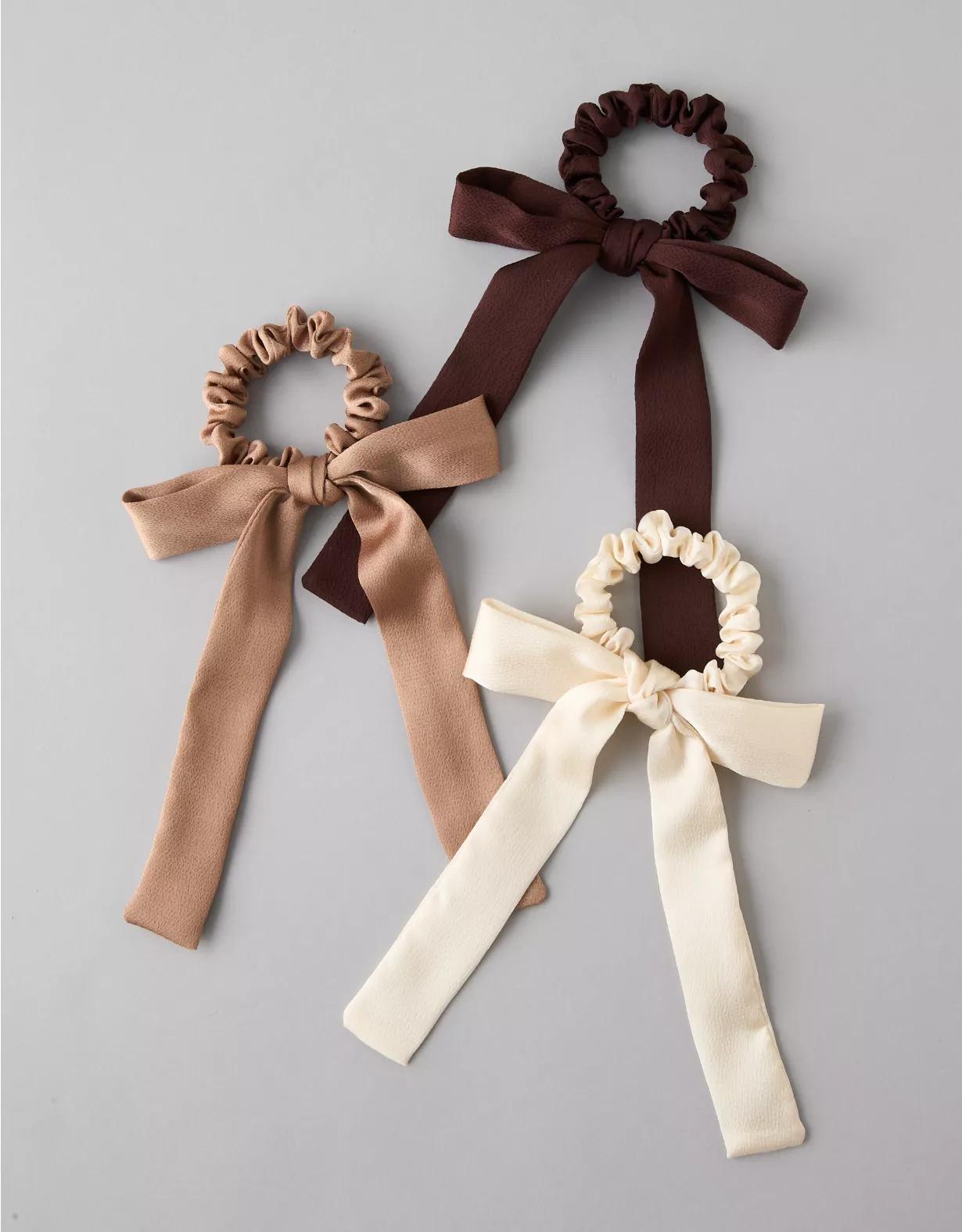 AE Bow Scrunchie 3-Pack Product Image