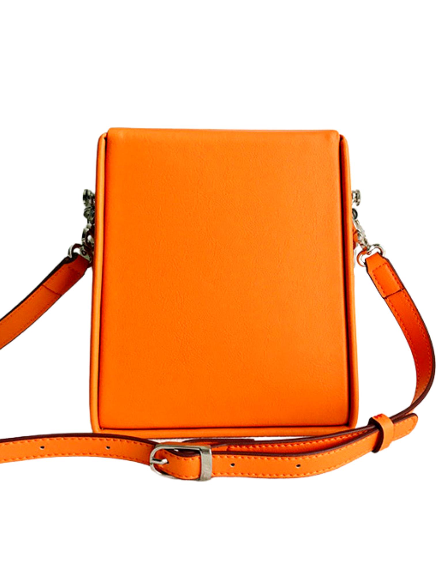 Orange Cream Silver Chain Crossbody Product Image
