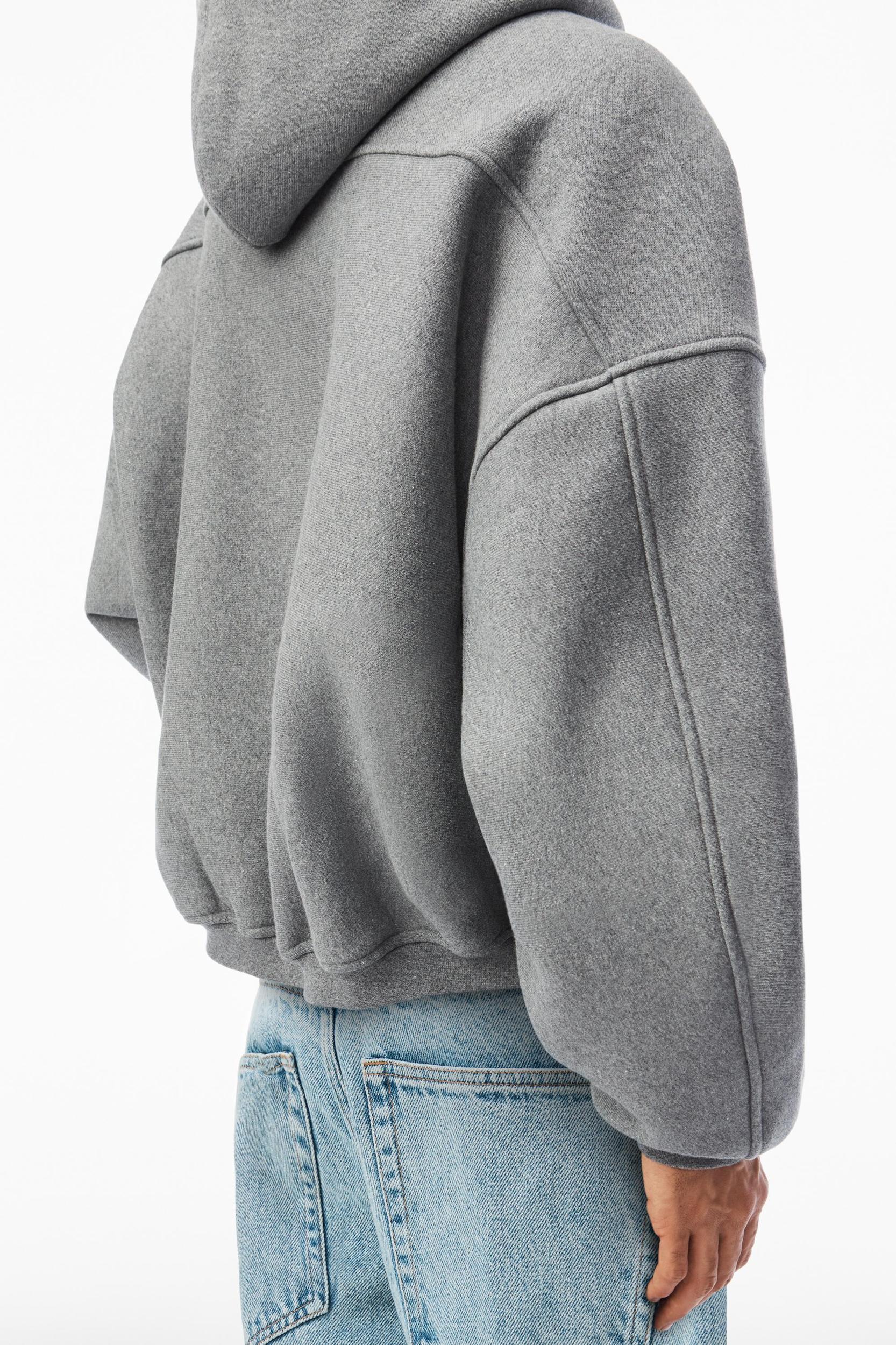 Star Zip Up Hoodie In Dense Fleece Product Image