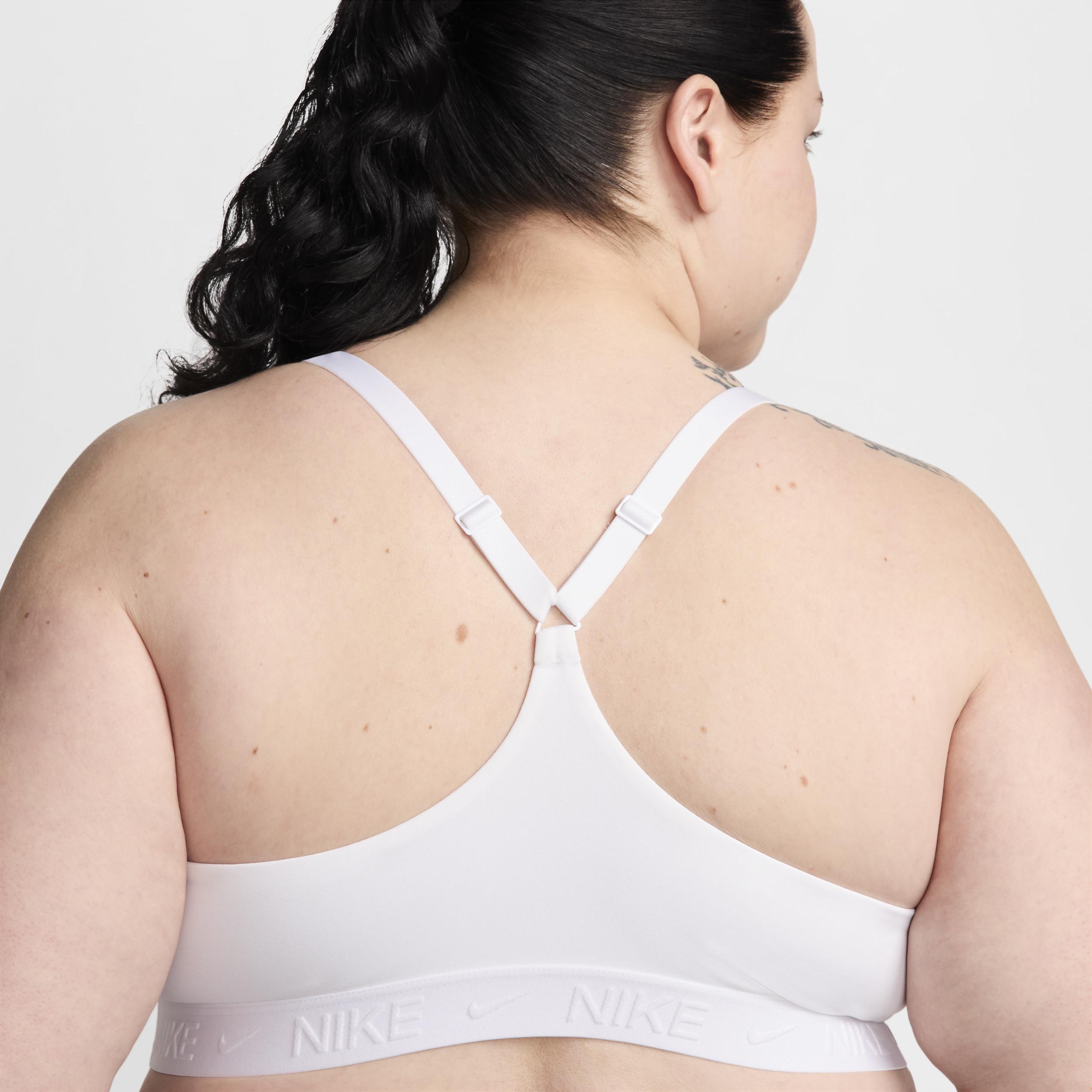 Nike Womens Indy Light Support Padded Adjustable Sports Bra (Plus Size) | FD1064-100 Product Image