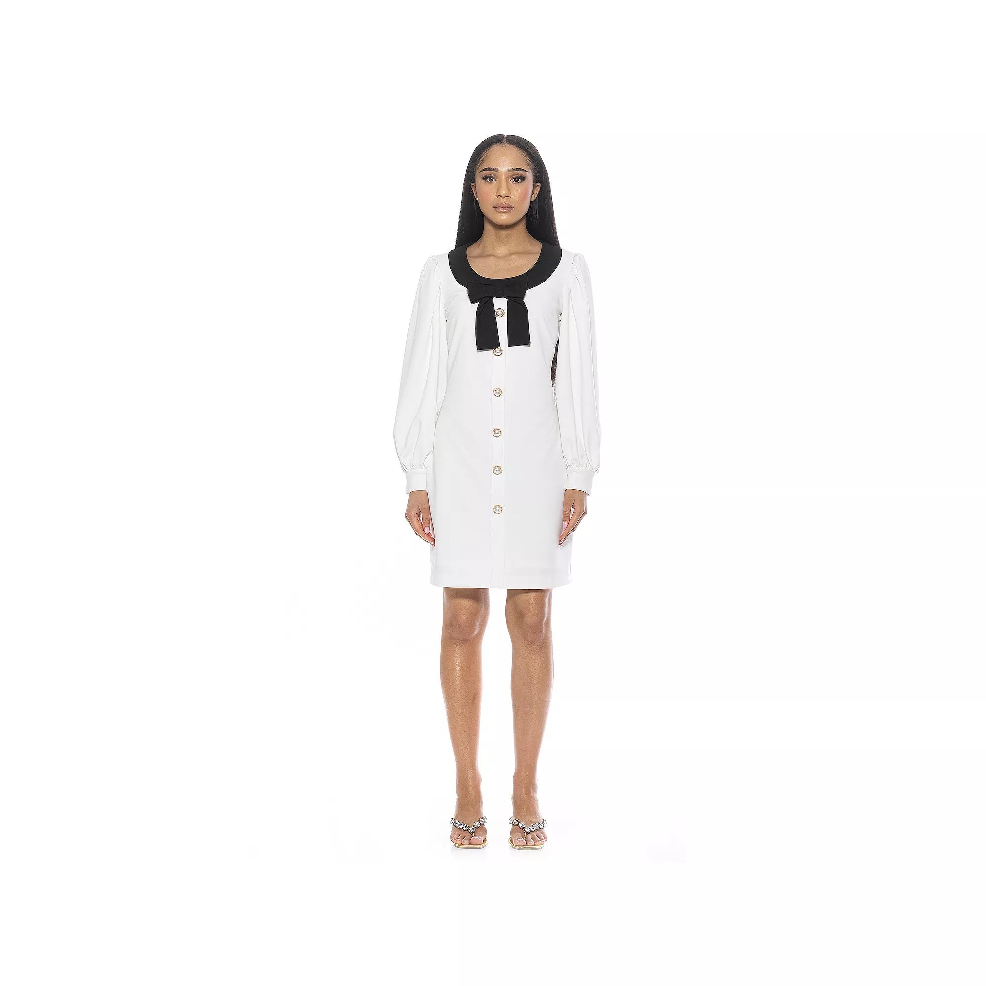 Women's ALEXIA ADMOR Miyako Low Scoopneck Mini Dress,  Product Image