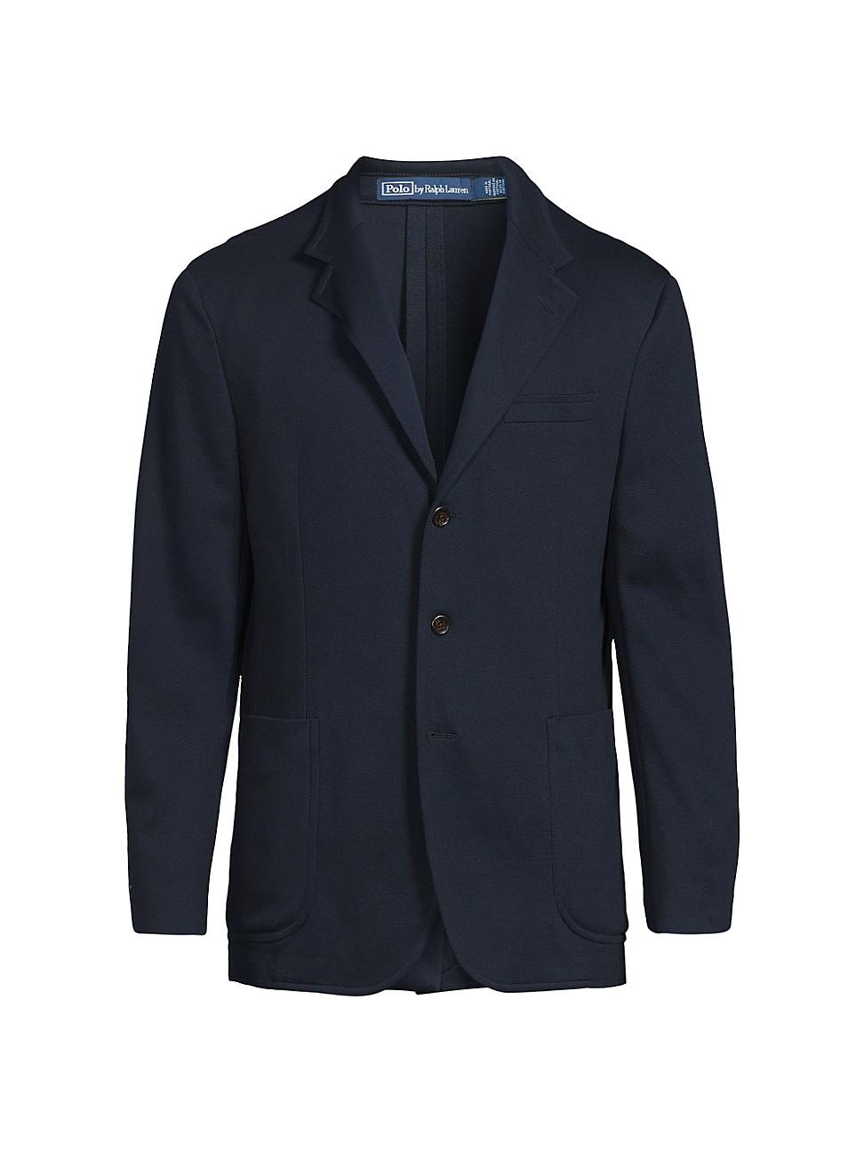 Mens Polo Soft Knit Single-Breasted Sport Coat Product Image