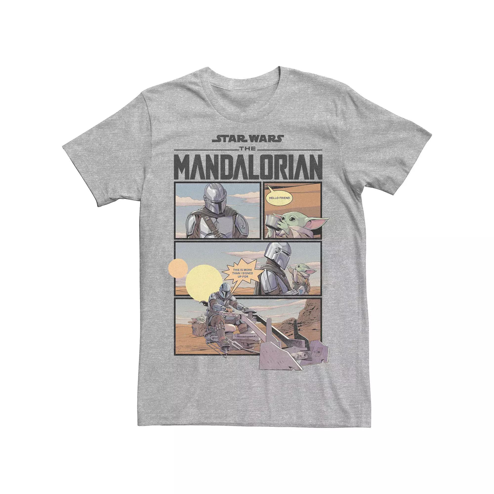 Men's Star Wars The Madolorian Mando Comic Boxed Up Tee,  Product Image