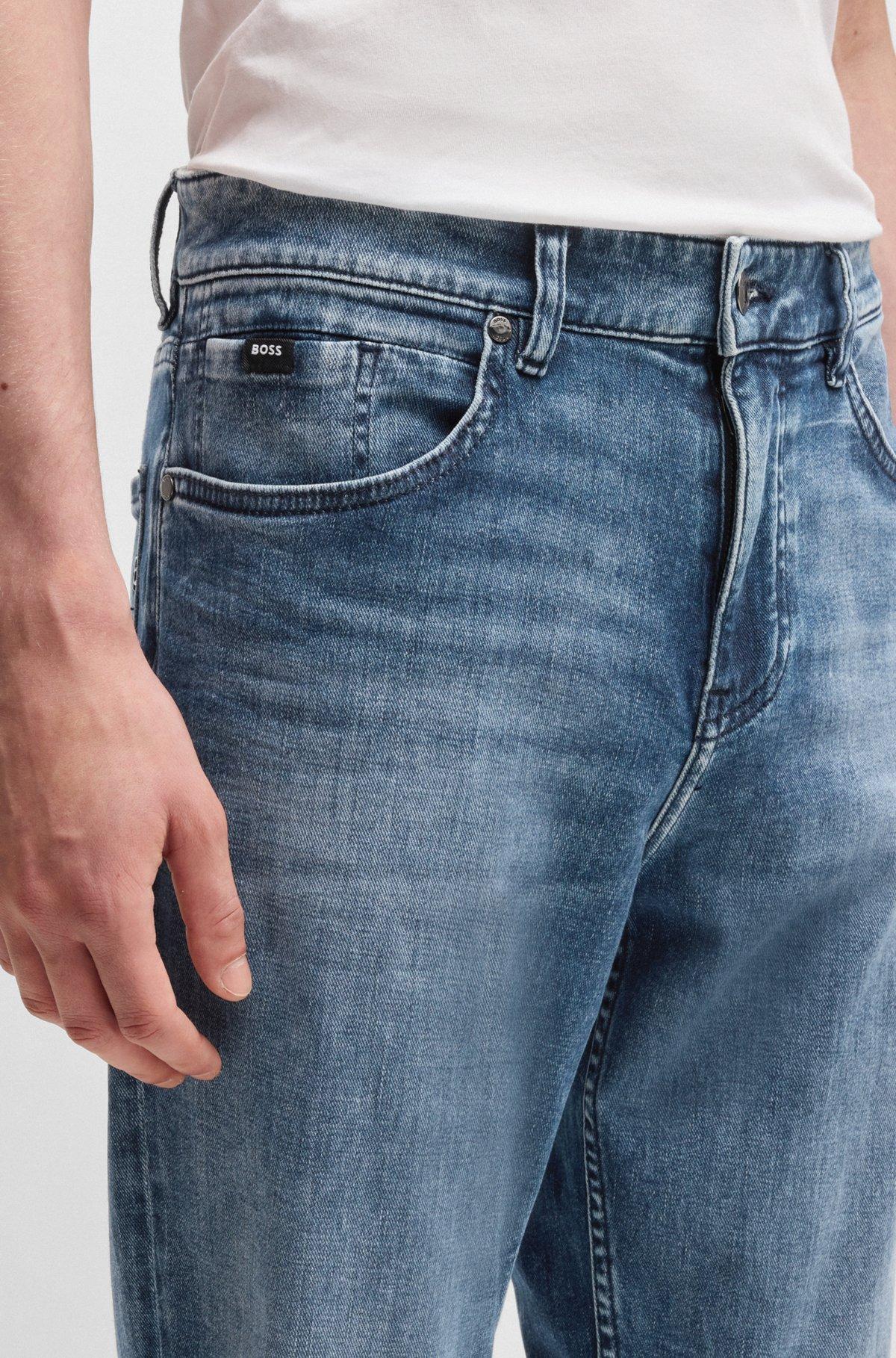 Maine regular-fit jeans in super-soft blue denim Product Image