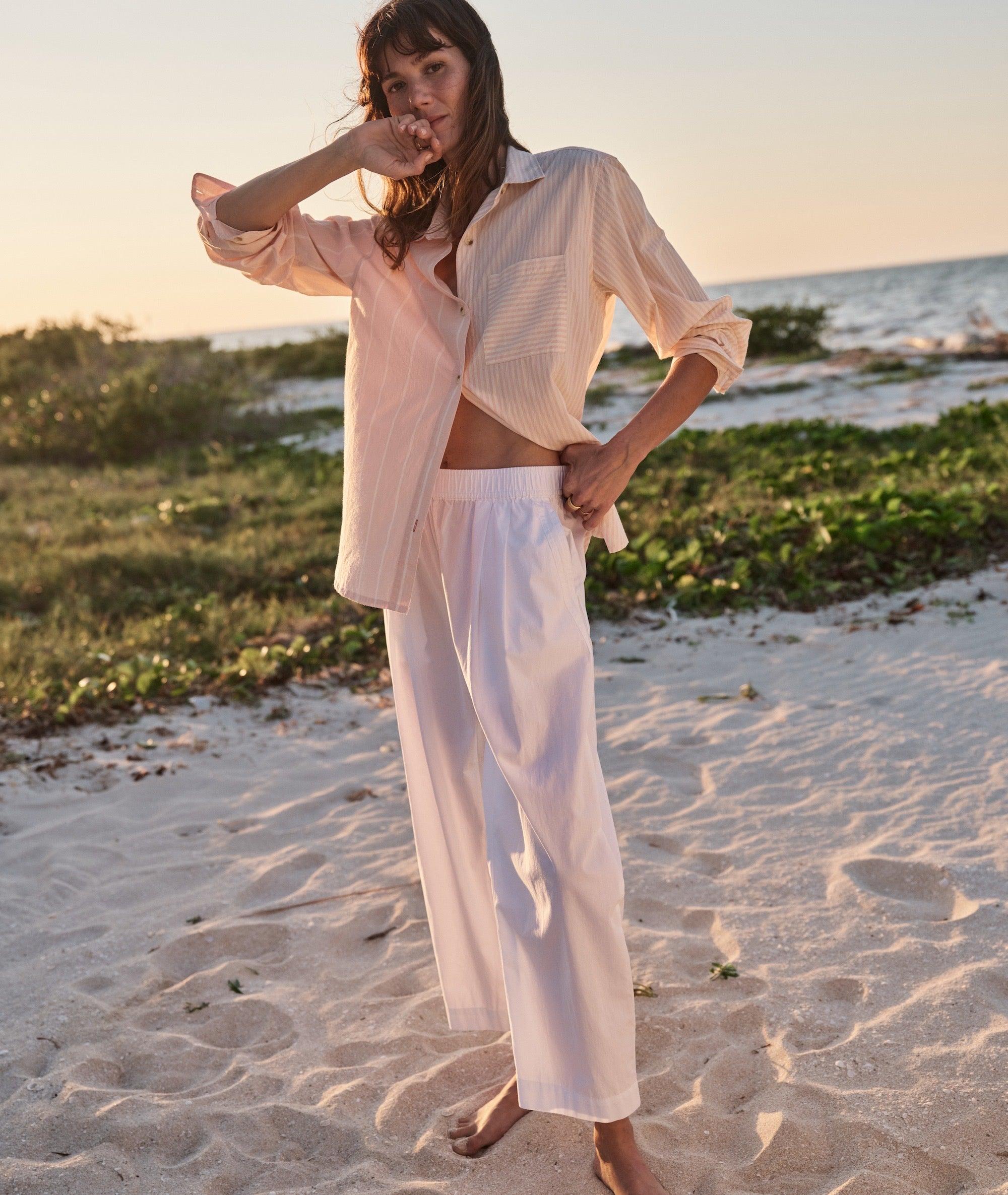 Kyra Poplin Barrel Pant Product Image